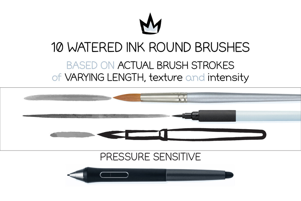 Ink and Watered Ink Brushes 3