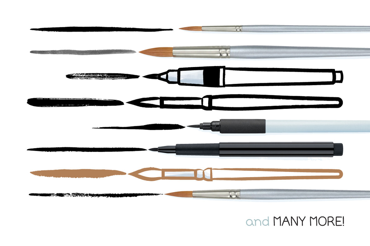 Ink and Watered Ink Brushes 4