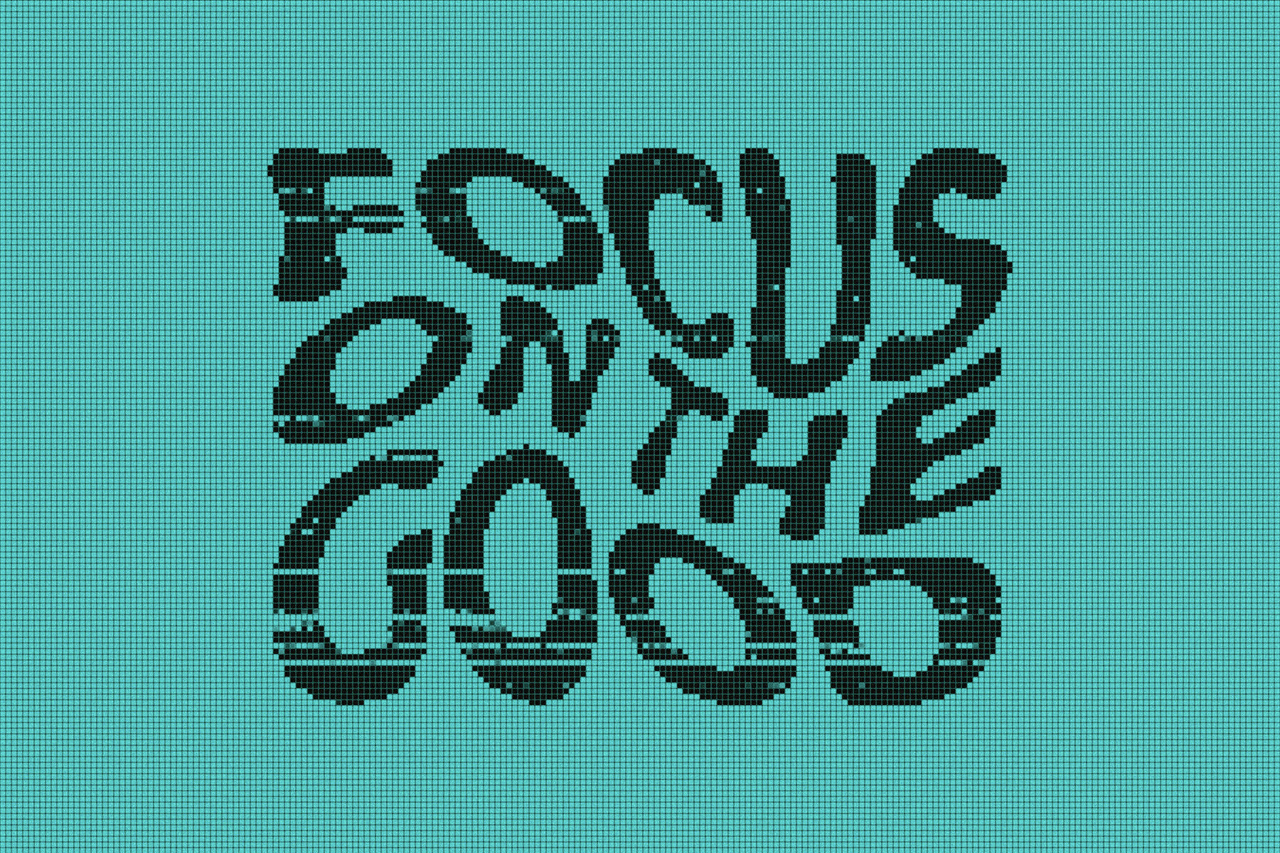 Pixel Screen Text   Logo Effect 2