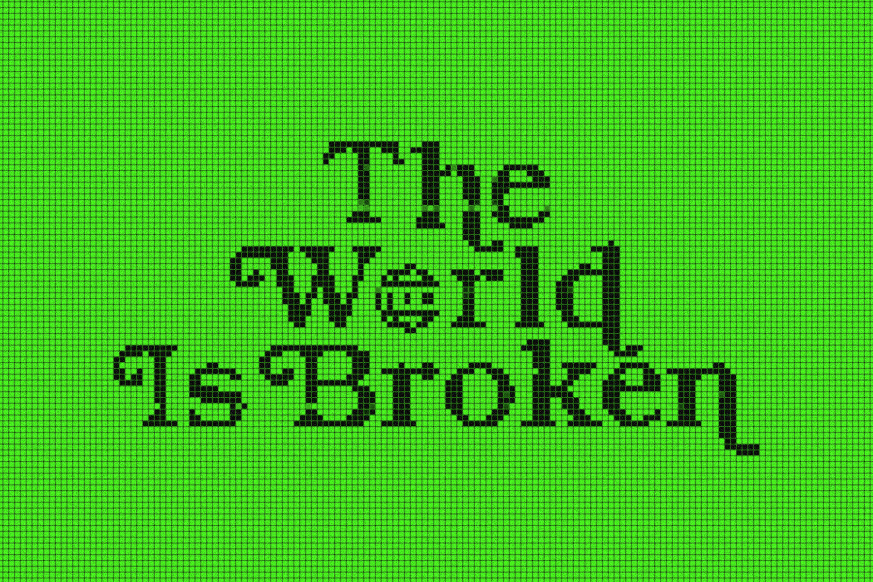 Pixel Screen Text   Logo Effect 4