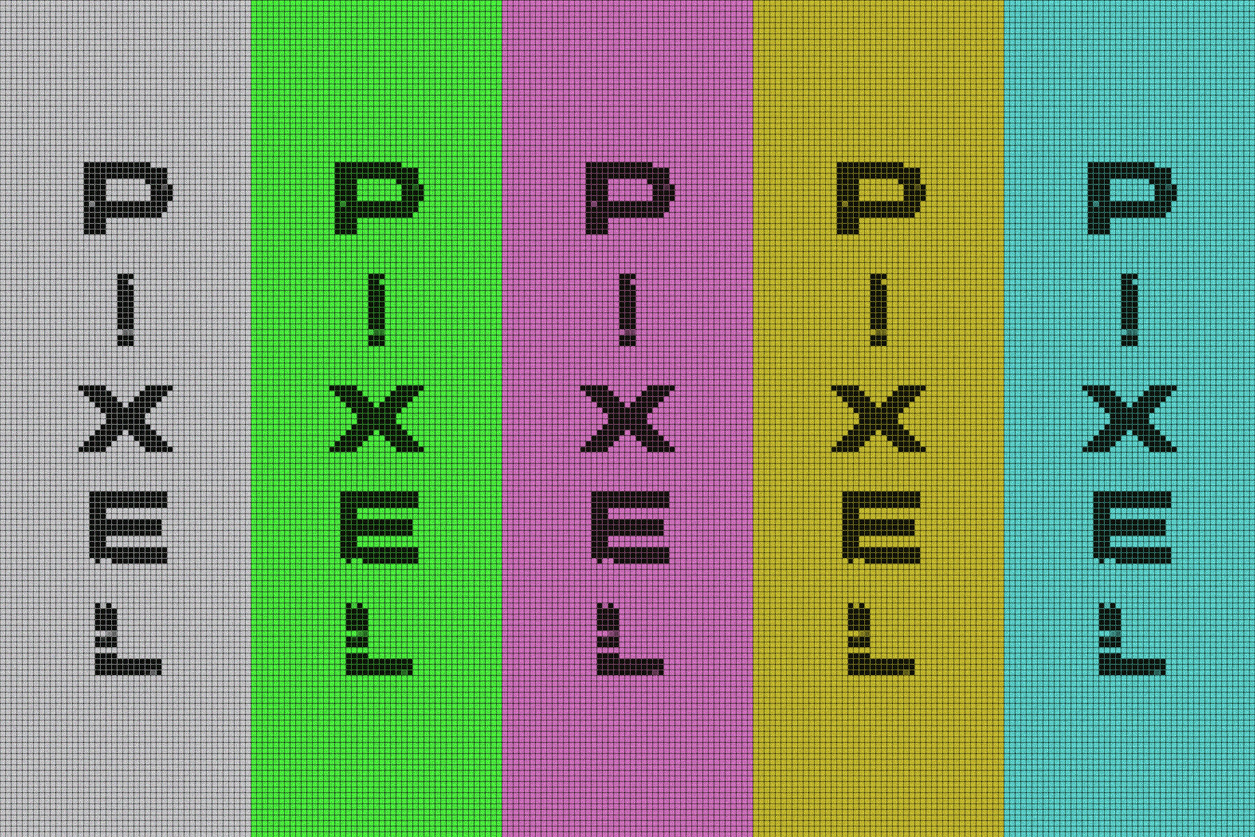 Pixel Screen Text   Logo Effect 5