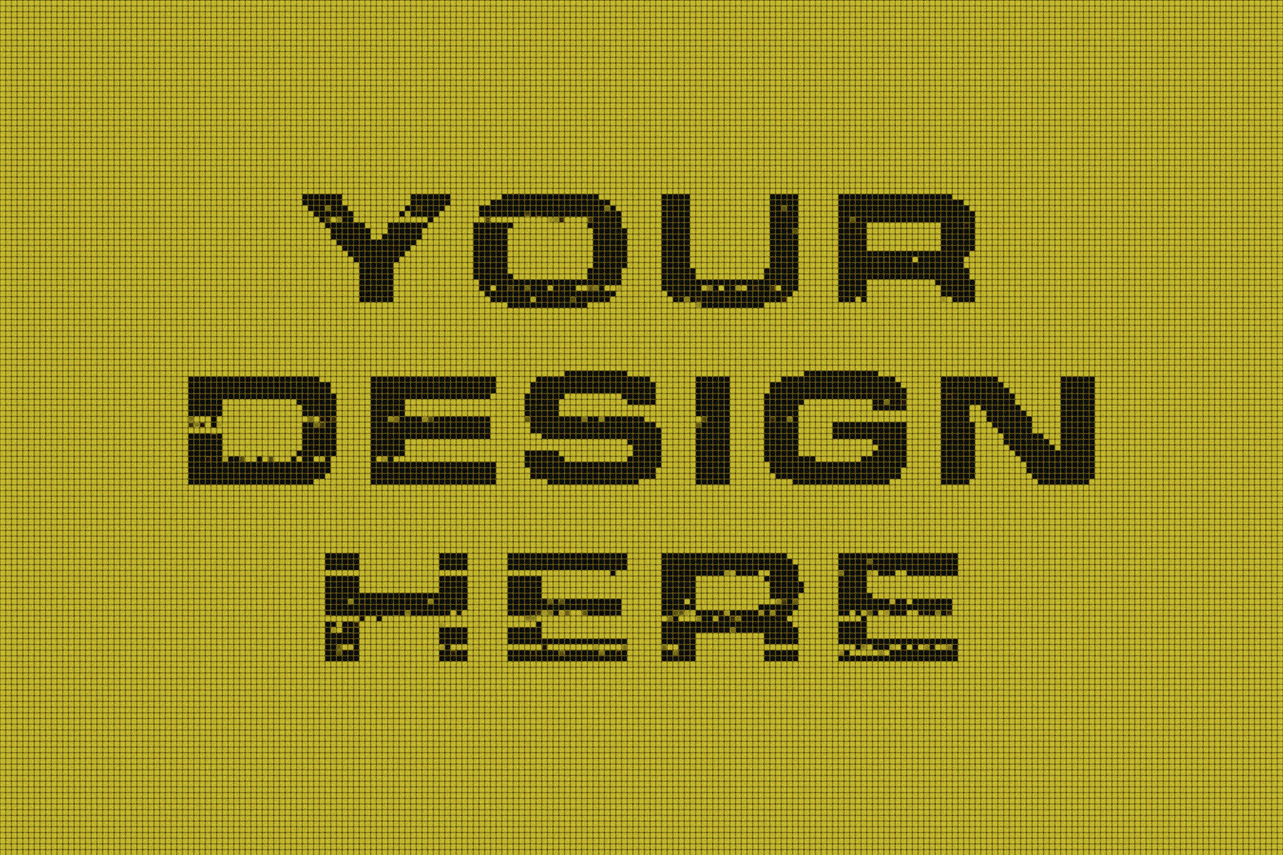 Pixel Screen Text   Logo Effect 6