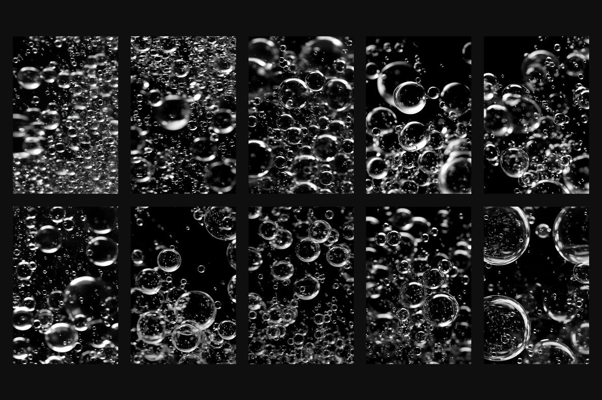 Bubbles Displacement Map Pack 3