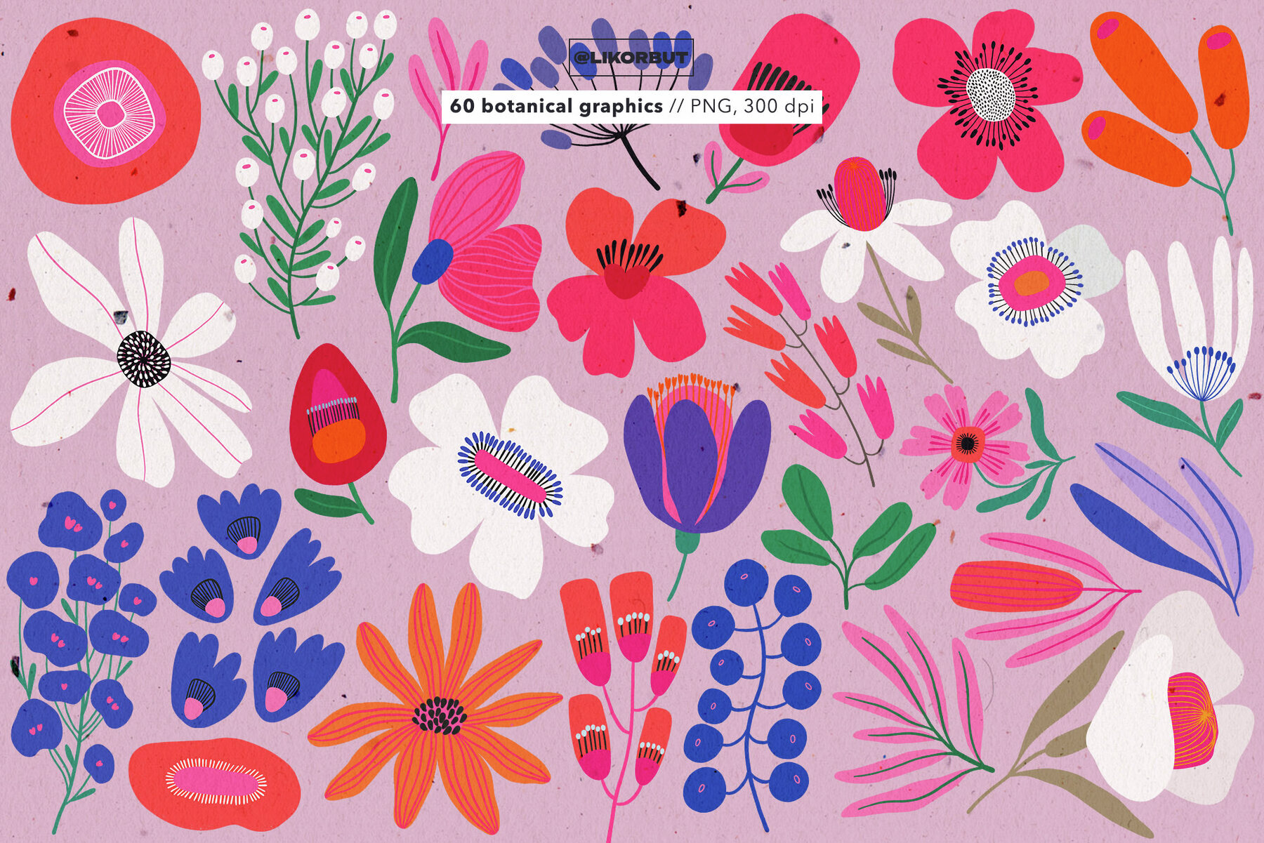 Season Abstract Modern Flowers 2