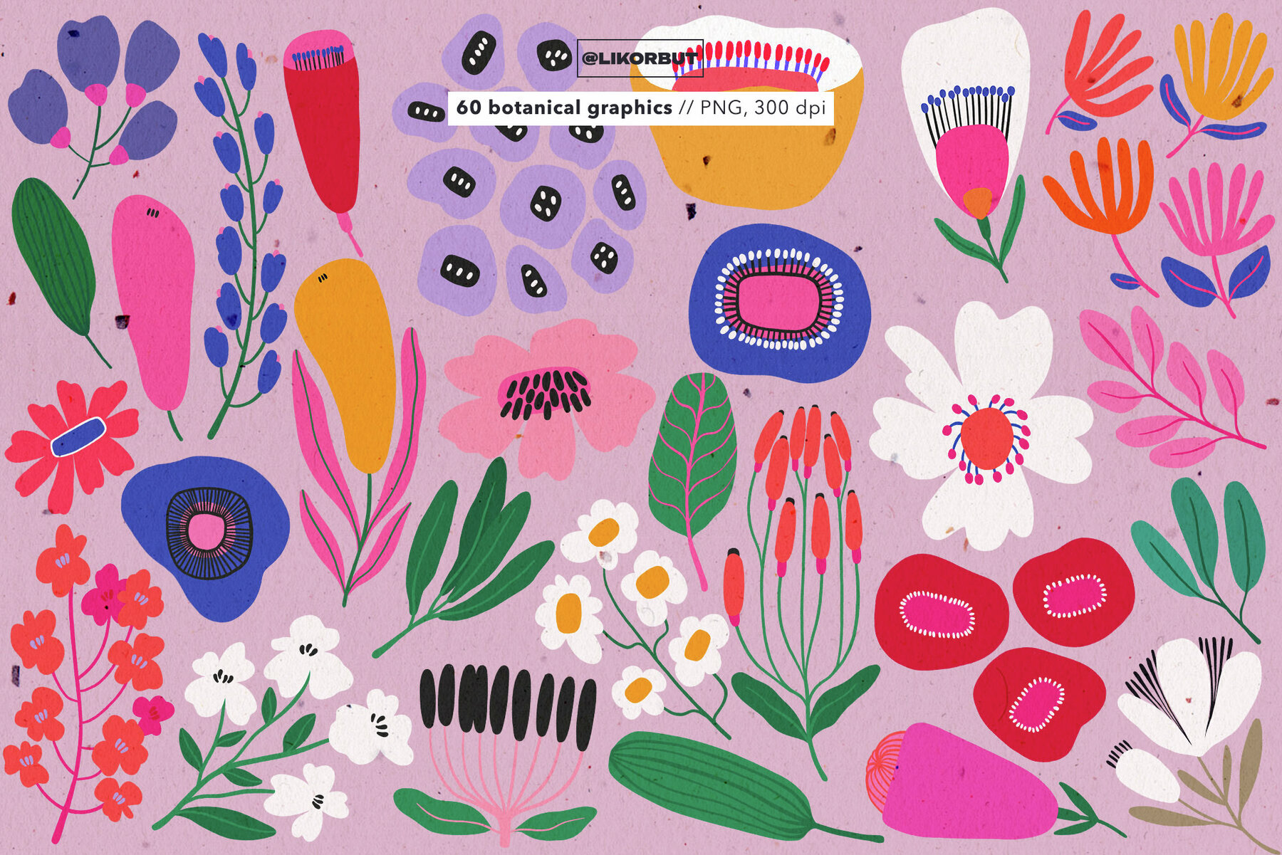 Season Abstract Modern Flowers 3