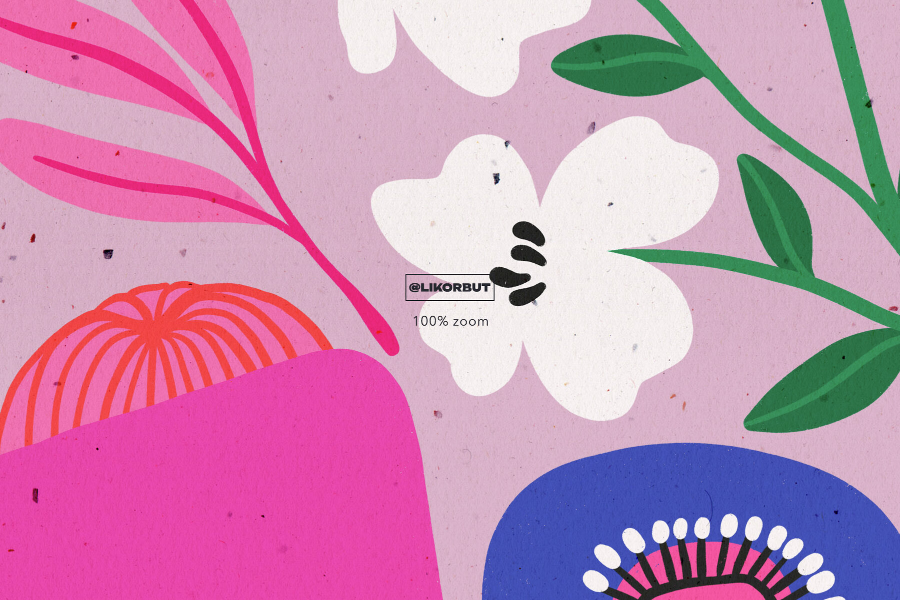 Season Abstract Modern Flowers 9