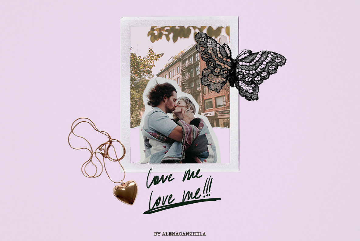 Broken Hearts   Mixed Media Collage Pack 6