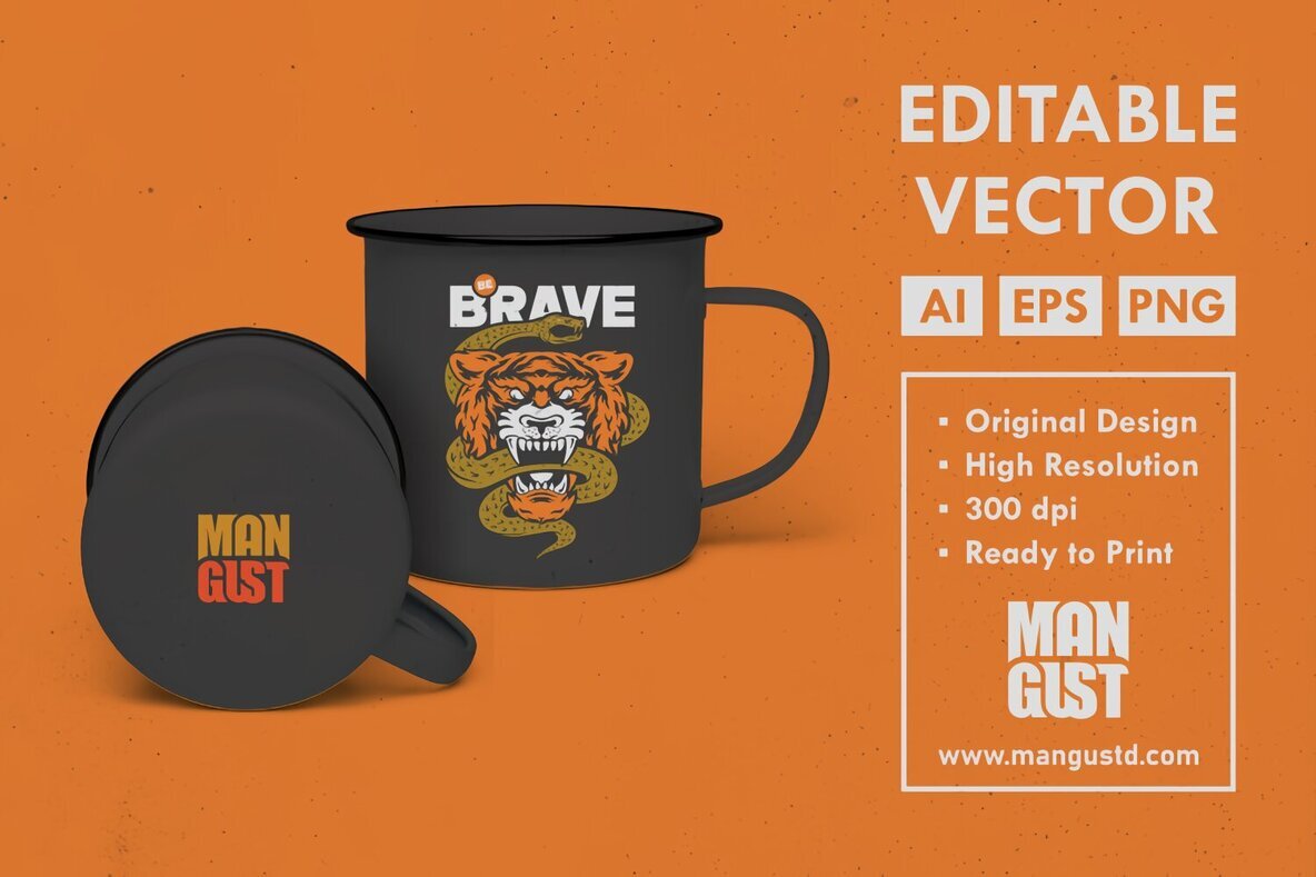 Be Brave Tiger Snake 2