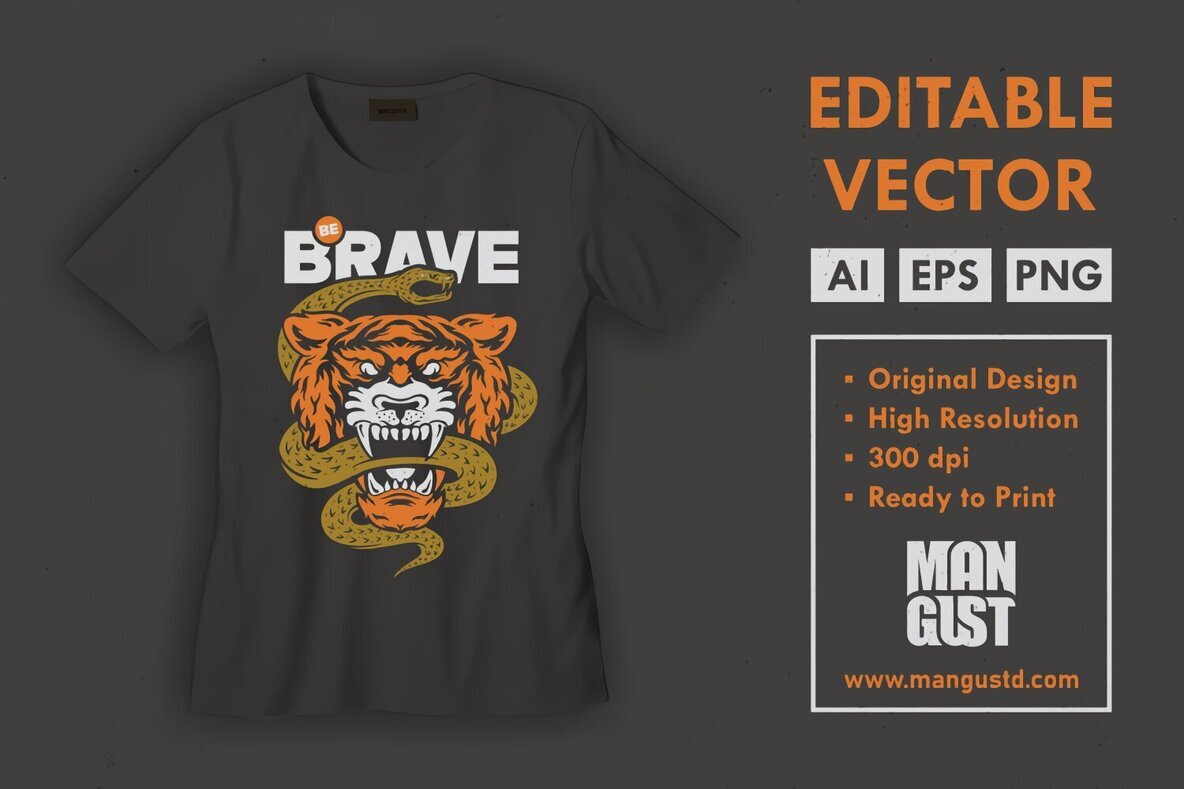 Be Brave Tiger Snake 3