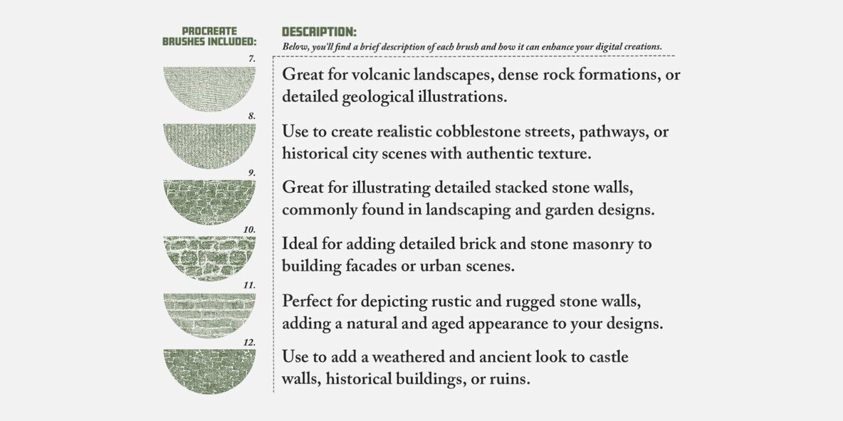 Stones   Marbles Procreate Brushes 3
