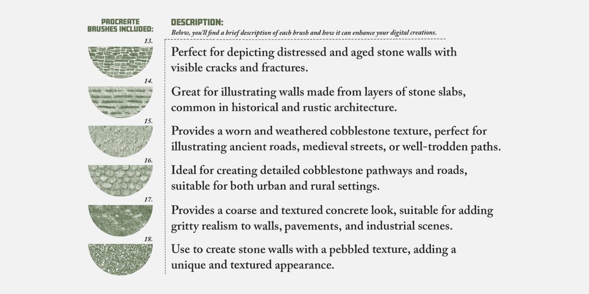 Stones   Marbles Procreate Brushes 4