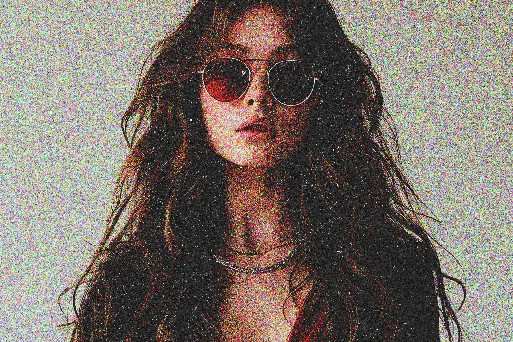 Retro Noise Photo Effect 7