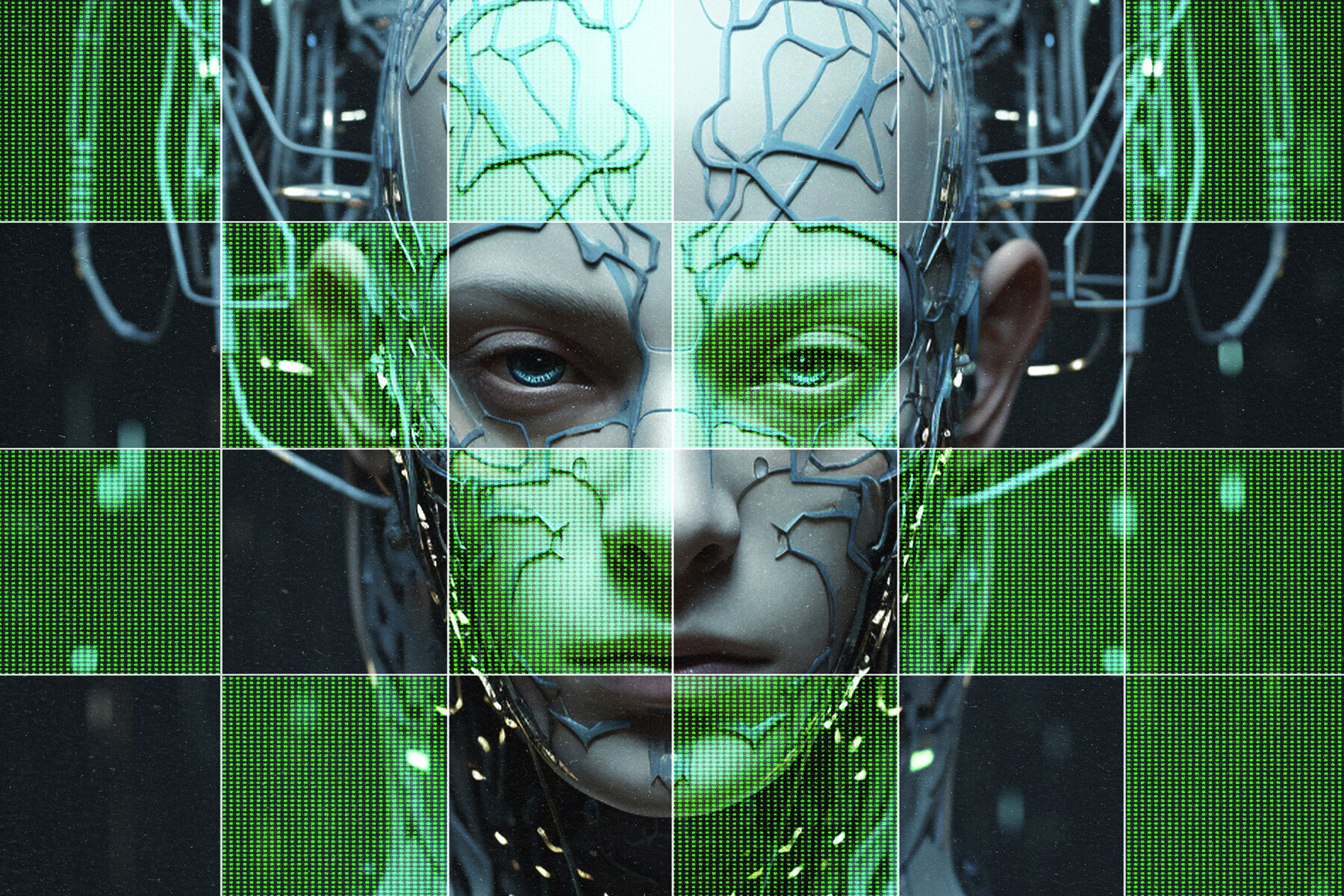 Cyber Shapes Photo Effect 2