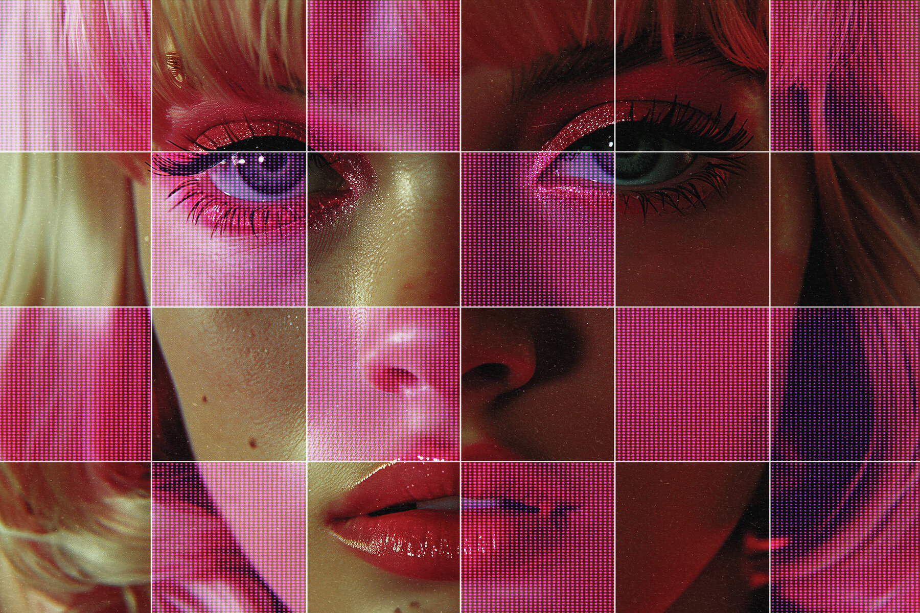 Cyber Shapes Photo Effect 3