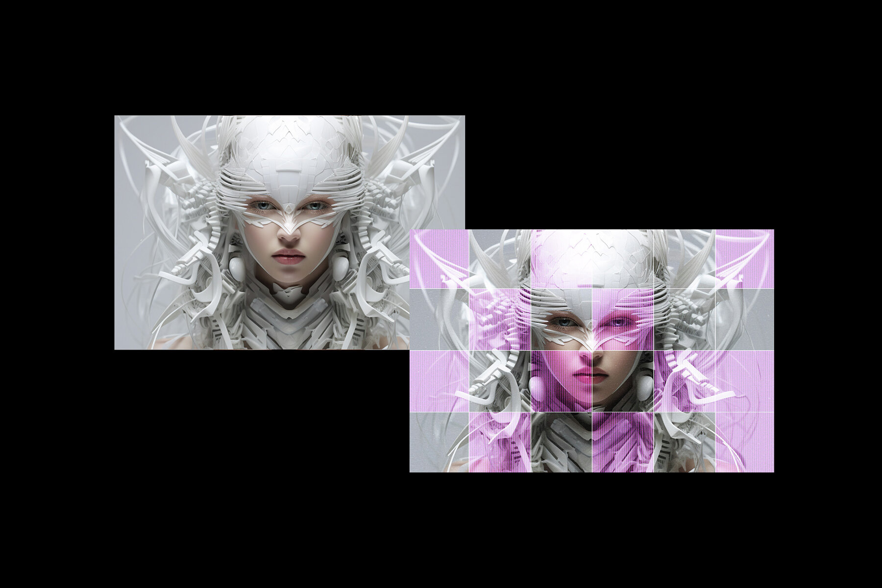 Cyber Shapes Photo Effect 5