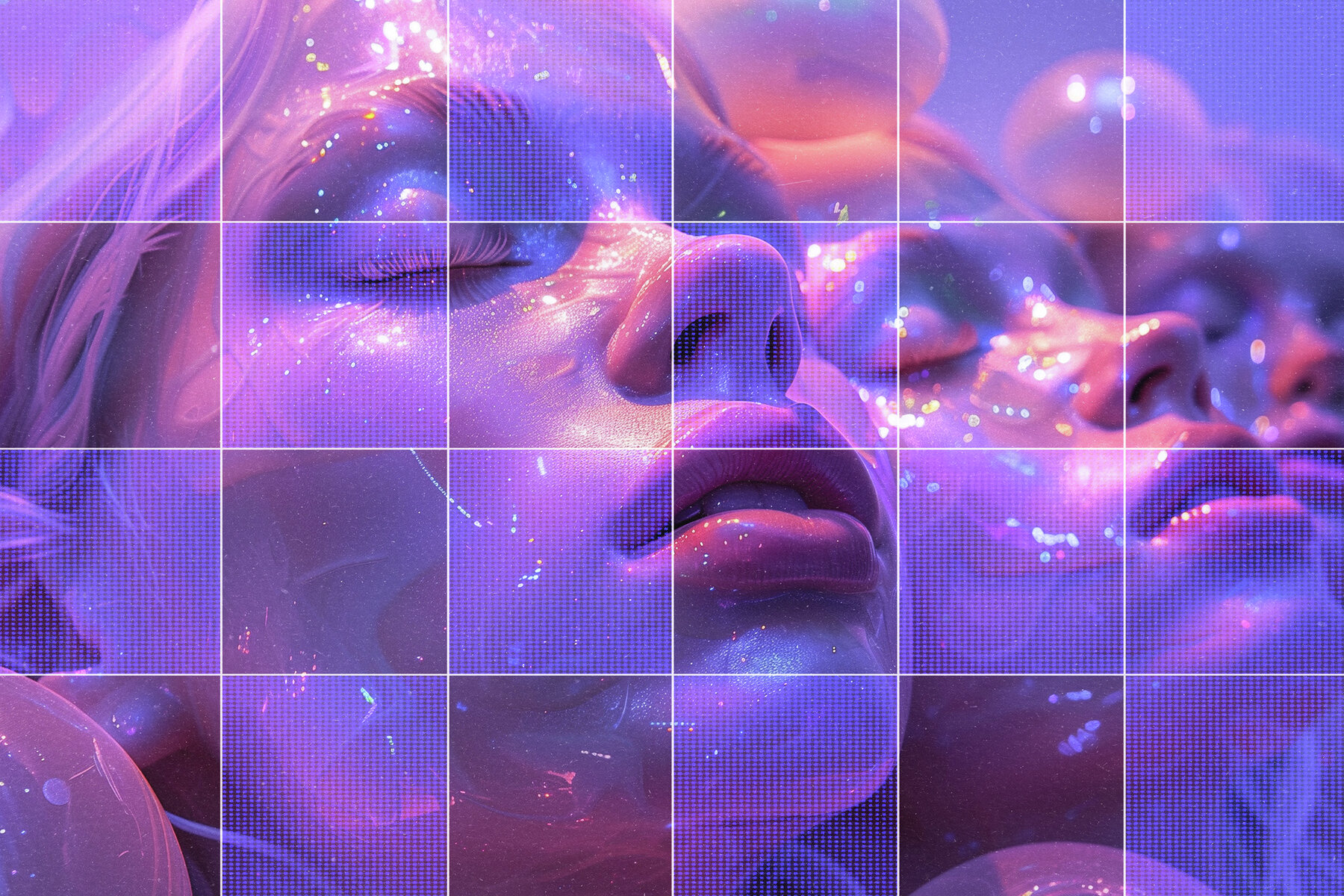 Cyber Shapes Photo Effect 6