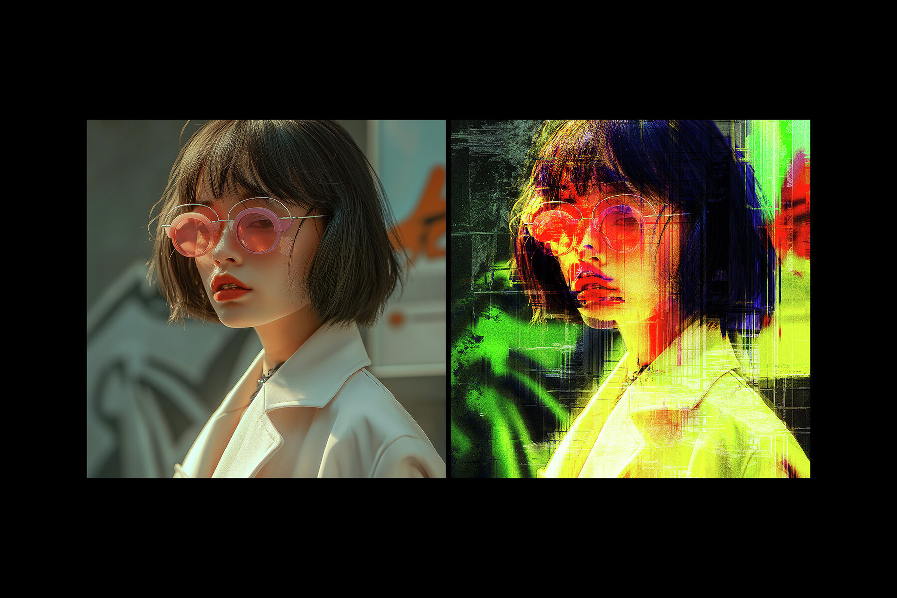 Distorted Glitches Photo Effect 2