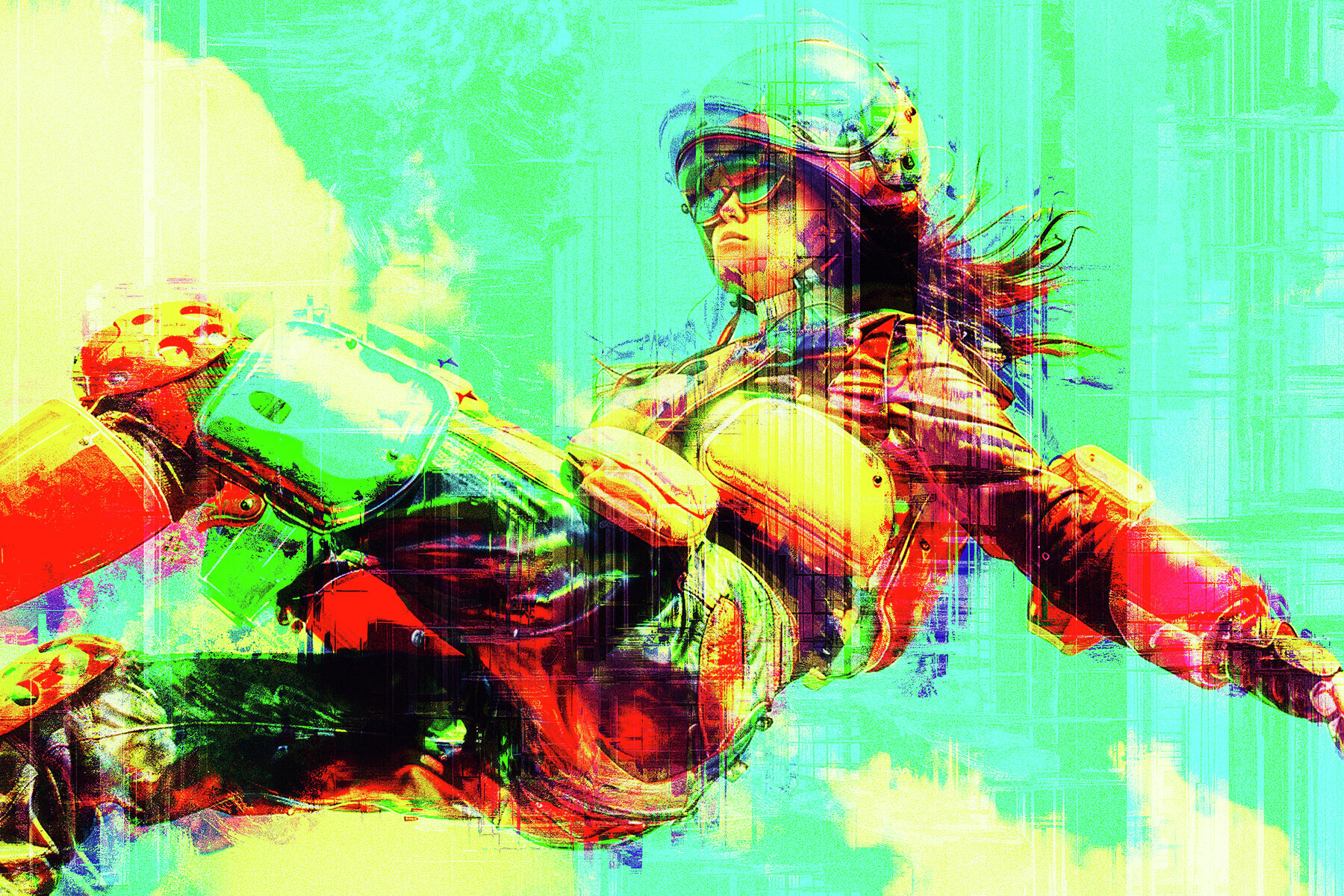 Distorted Glitches Photo Effect 3