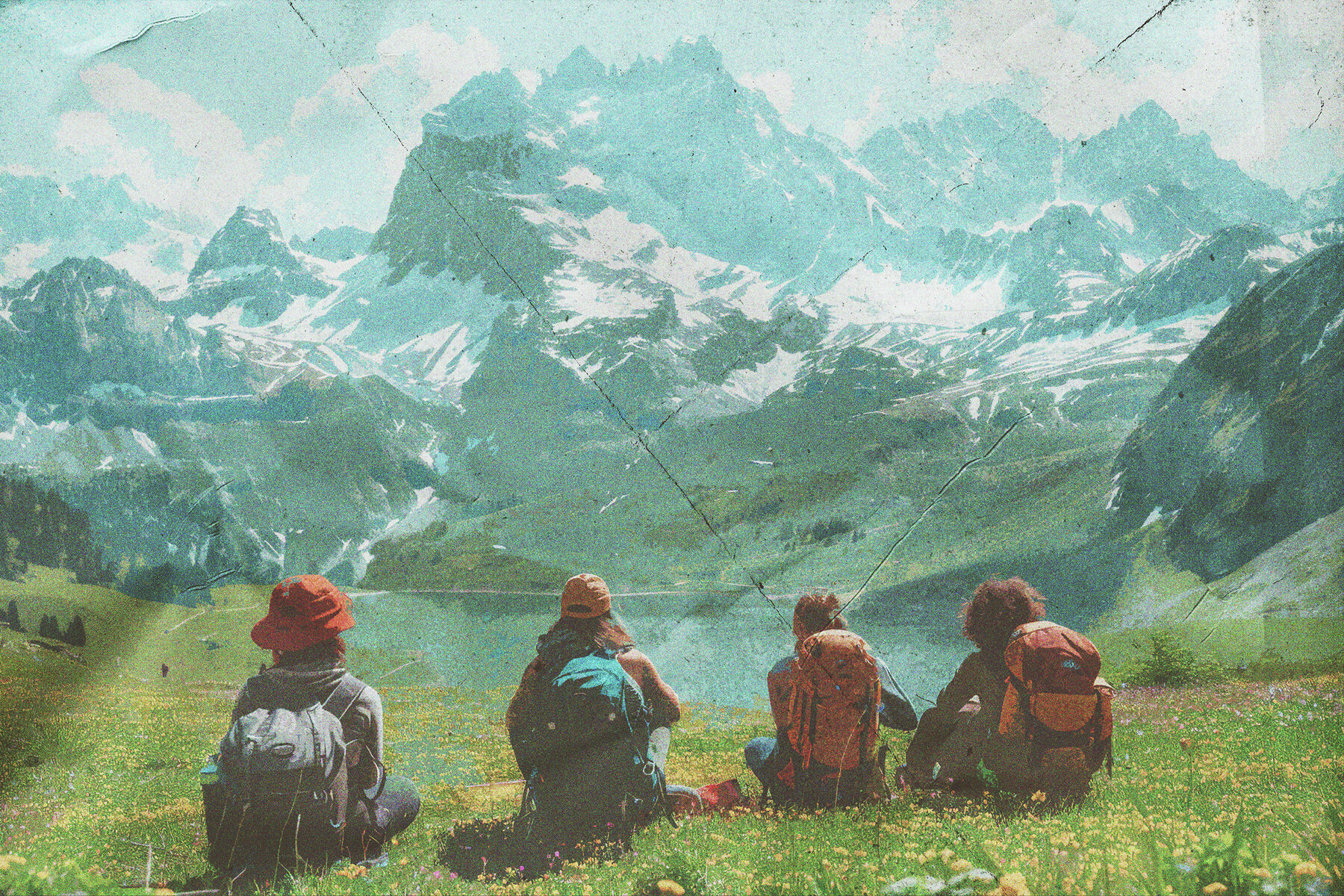 Retro Postcard Photo Effect 5