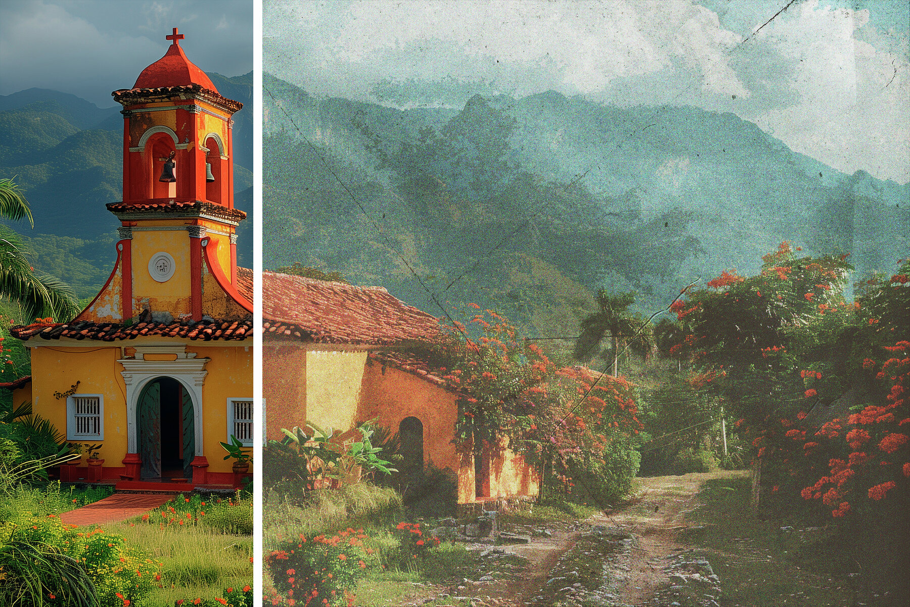 Retro Postcard Photo Effect 6