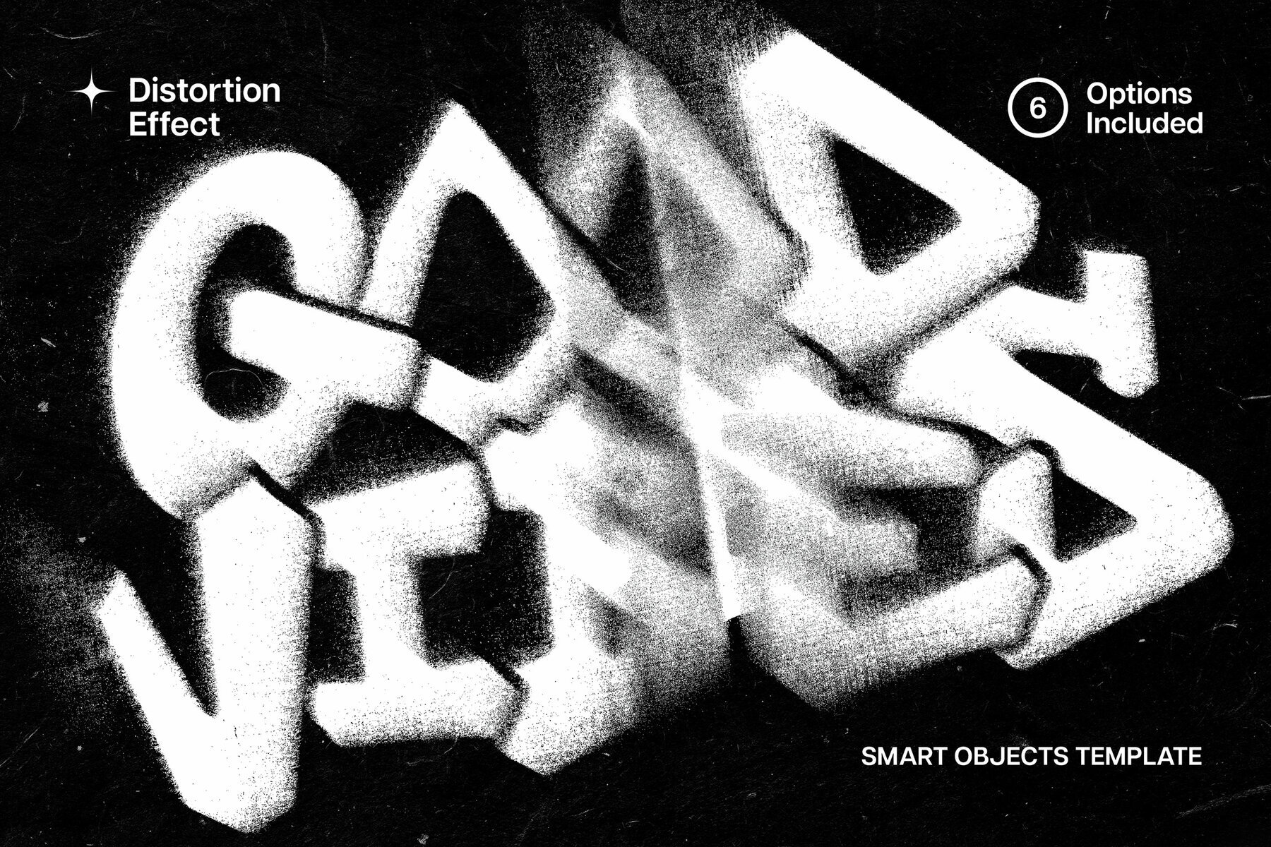 Noisy Distortion Text Effect 1