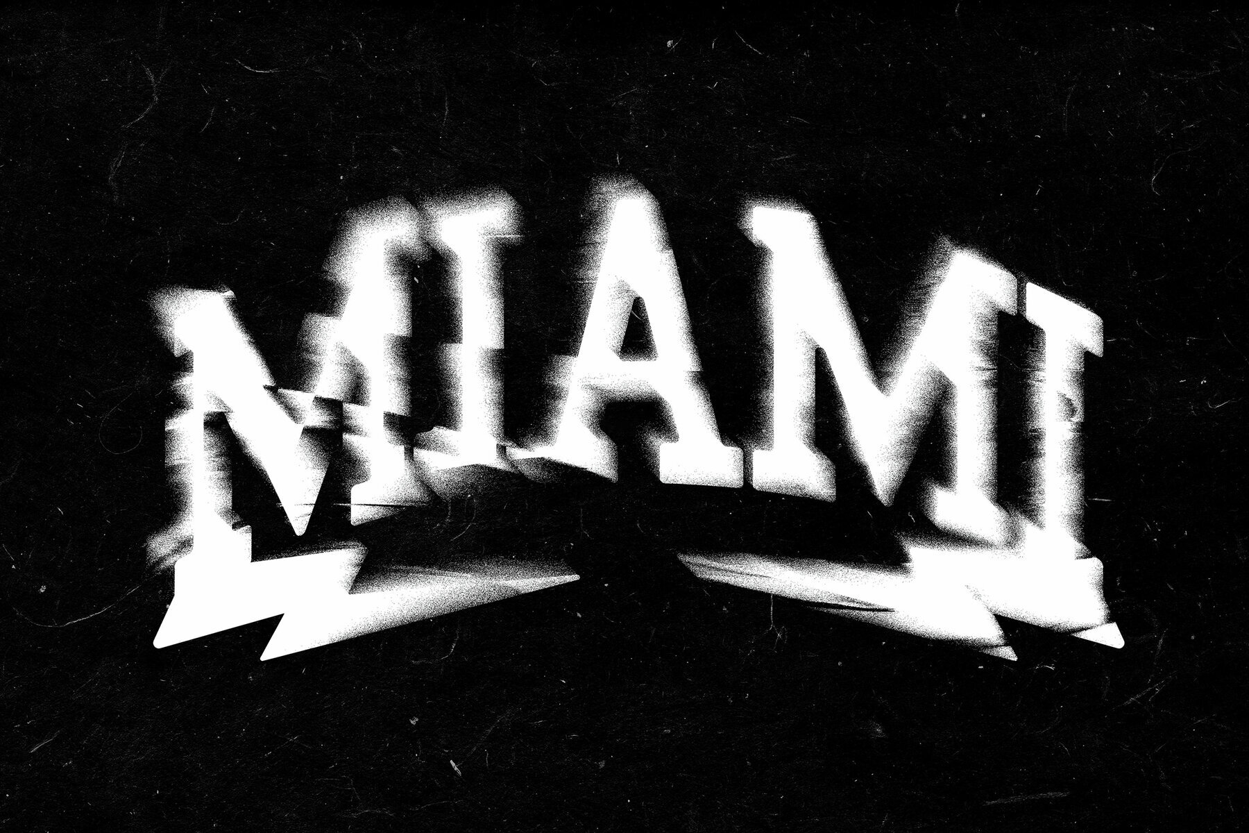 Noisy Distortion Text Effect 3