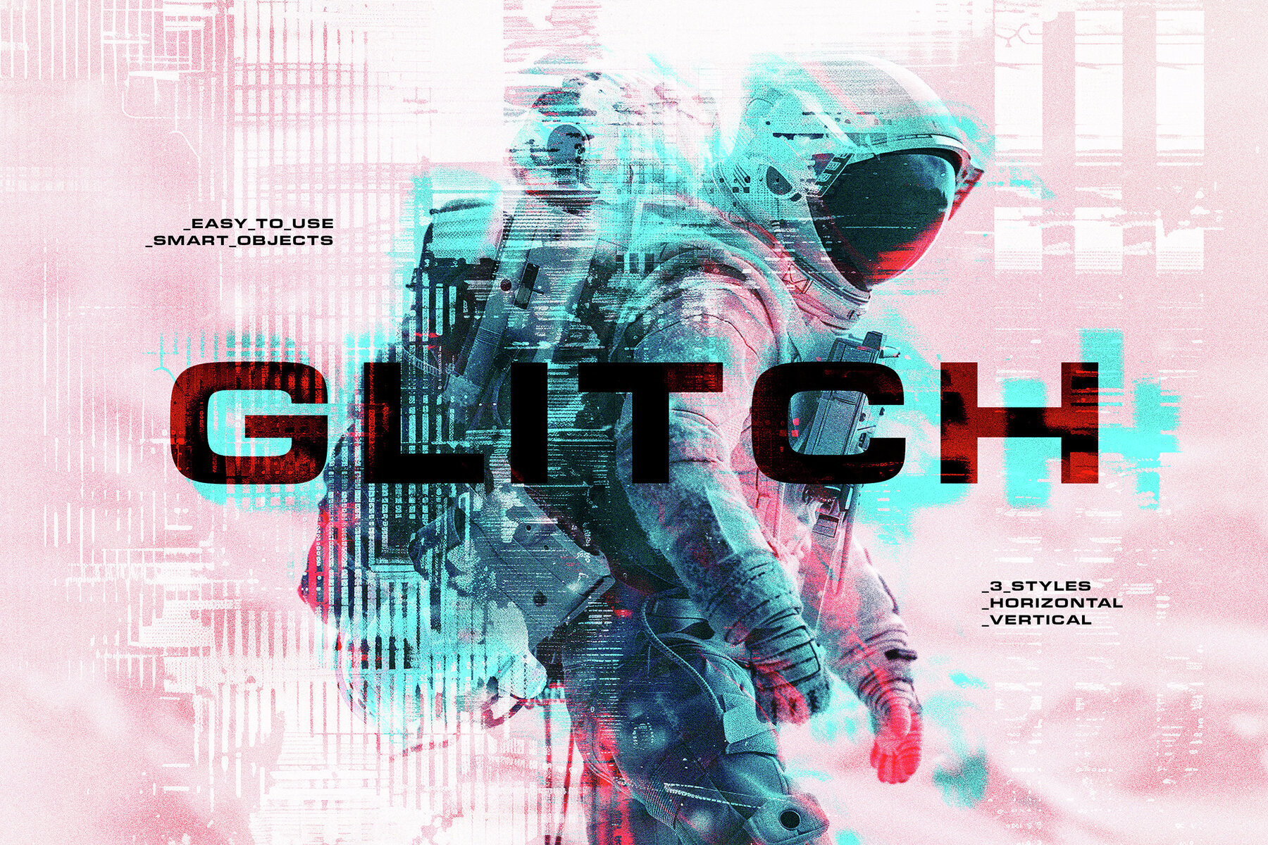 Glitch Distortion Photo Effects 1