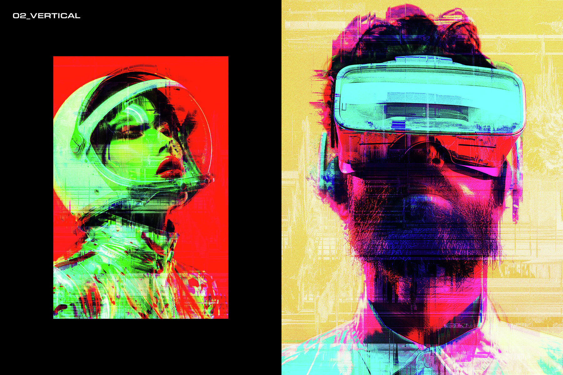 Glitch Distortion Photo Effects 4