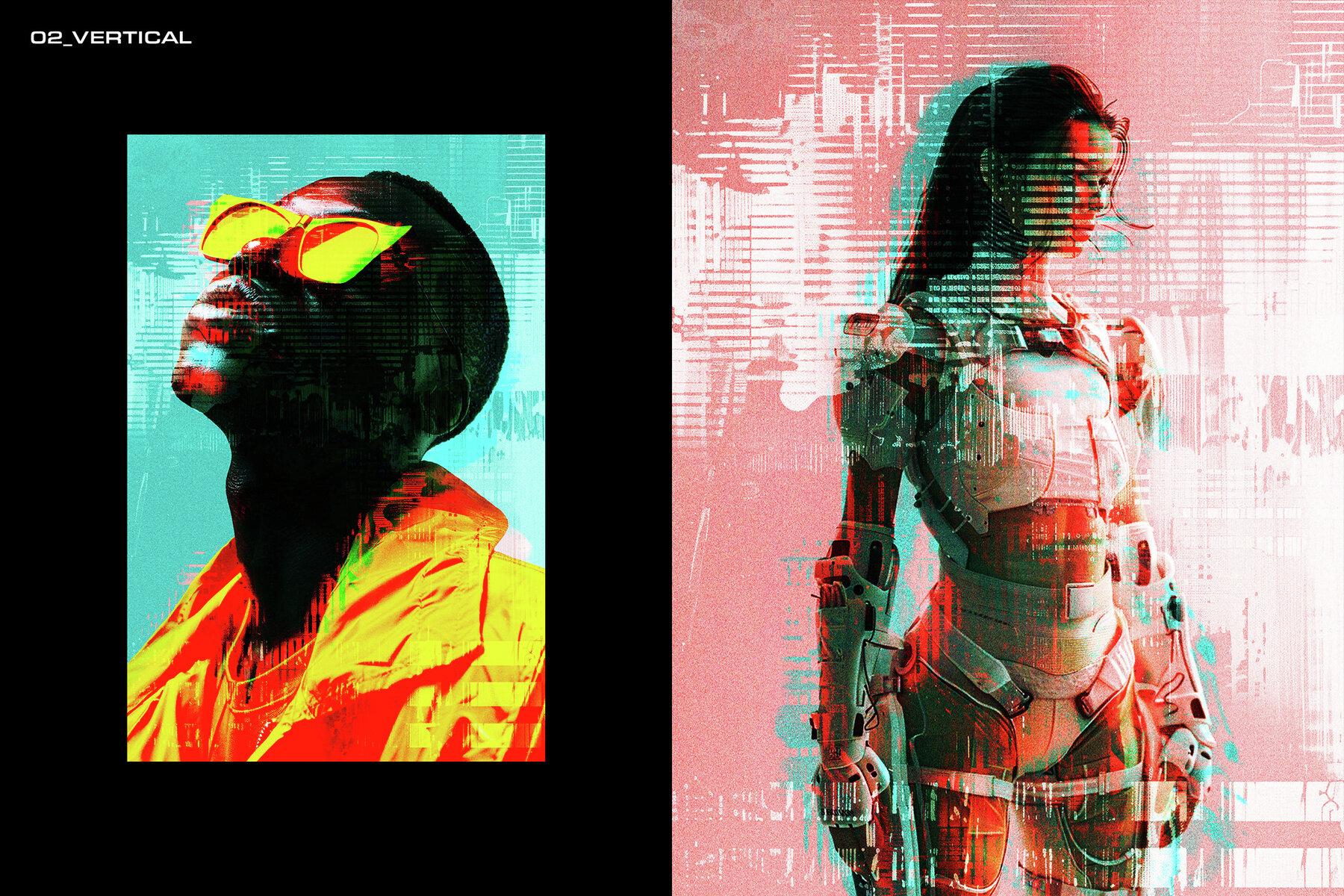 Glitch Distortion Photo Effects 7