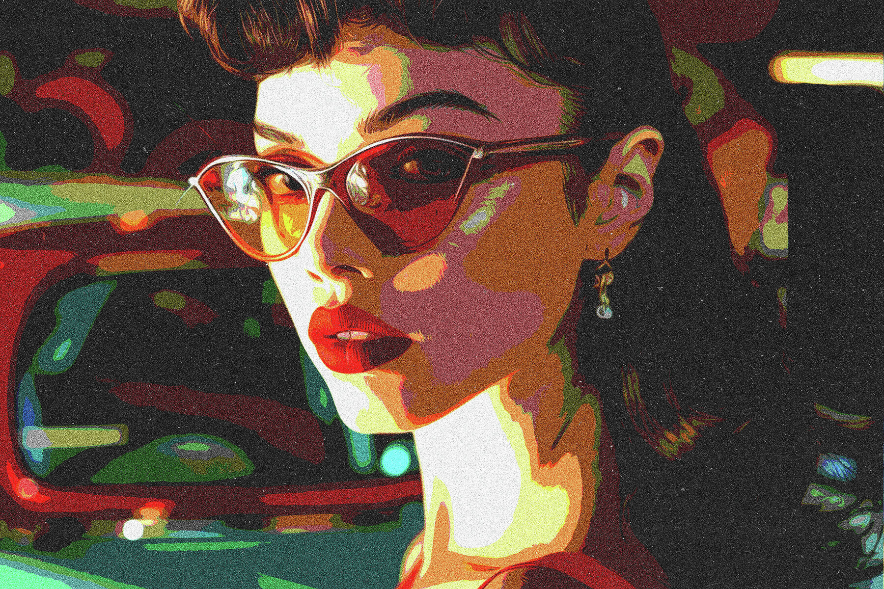 Poster Pop Art Photo Effect 3