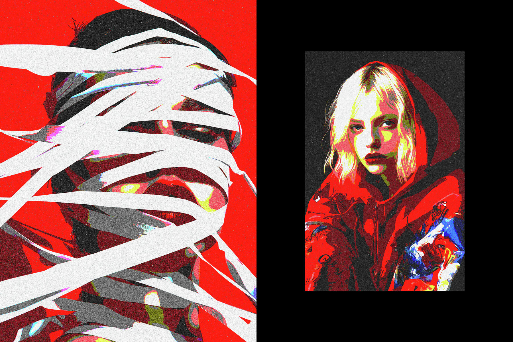 Poster Pop Art Photo Effect 6