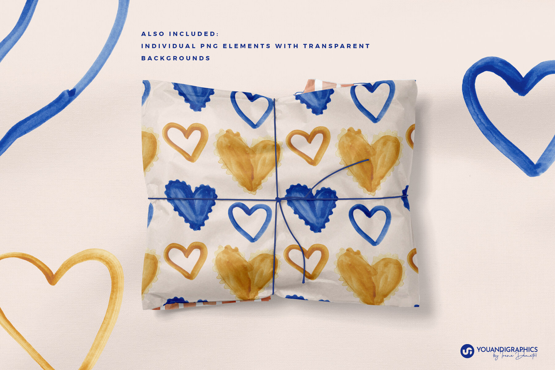 Beach House Watercolor Patterns 5