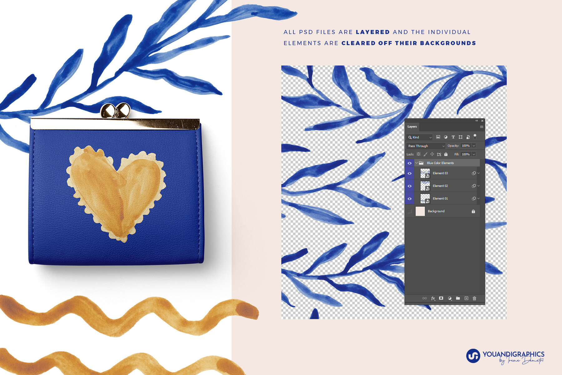 Beach House Watercolor Patterns 6