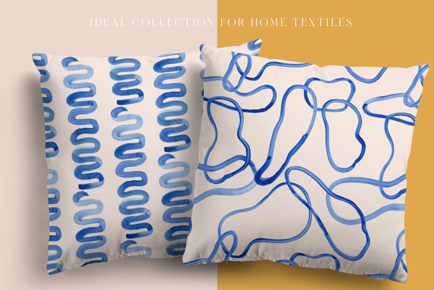 Beach House Watercolor Patterns 8