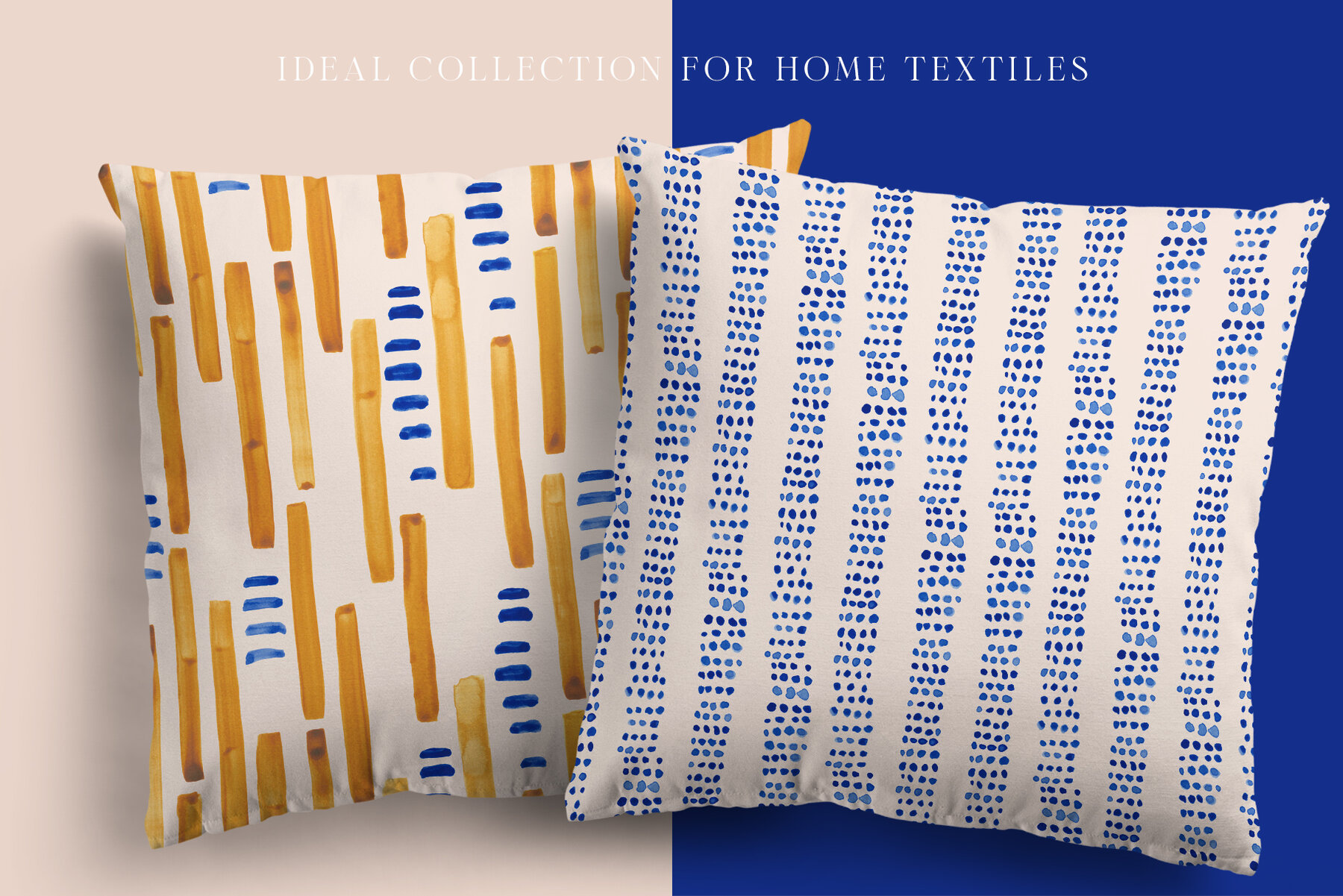 Beach House Watercolor Patterns 9