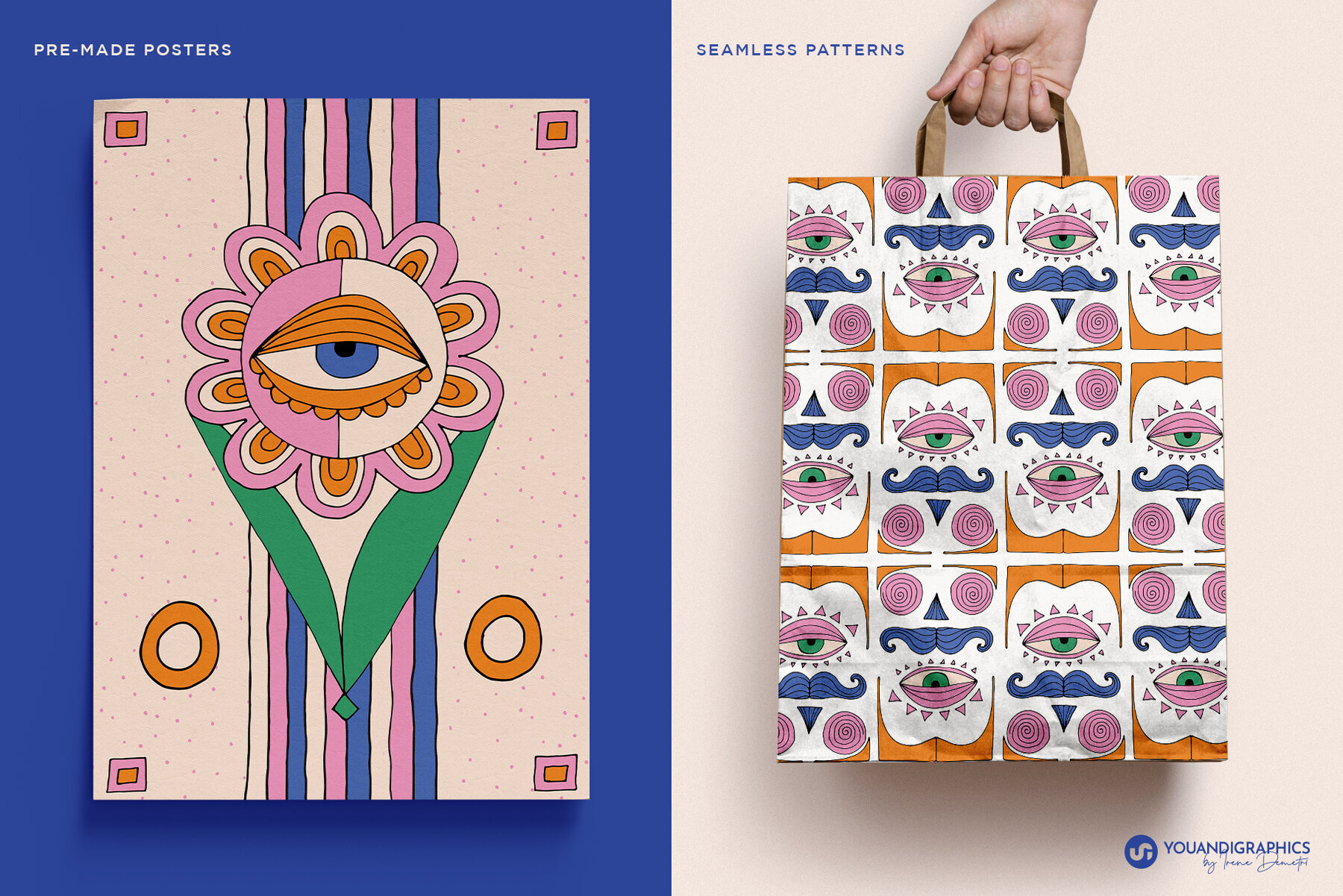 Evil Eyes Graphics Posters Patterns 2