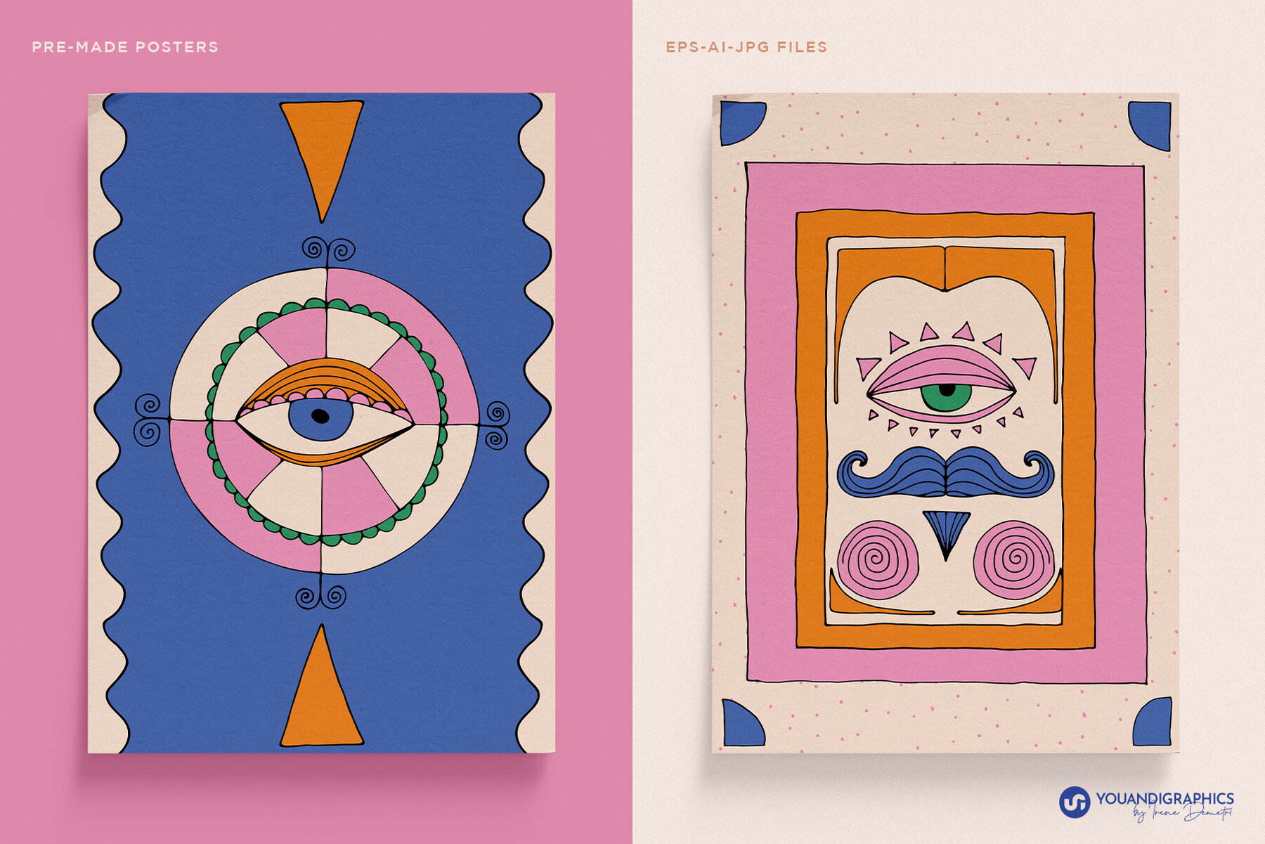 Evil Eyes Graphics Posters Patterns 3