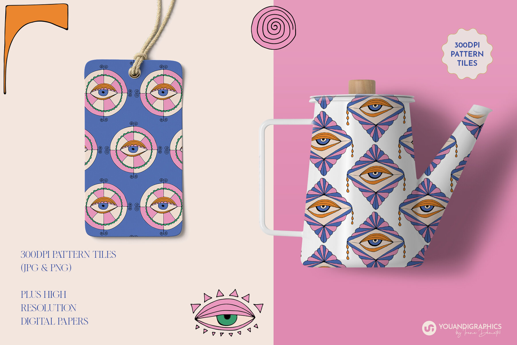 Evil Eyes Graphics Posters Patterns 7