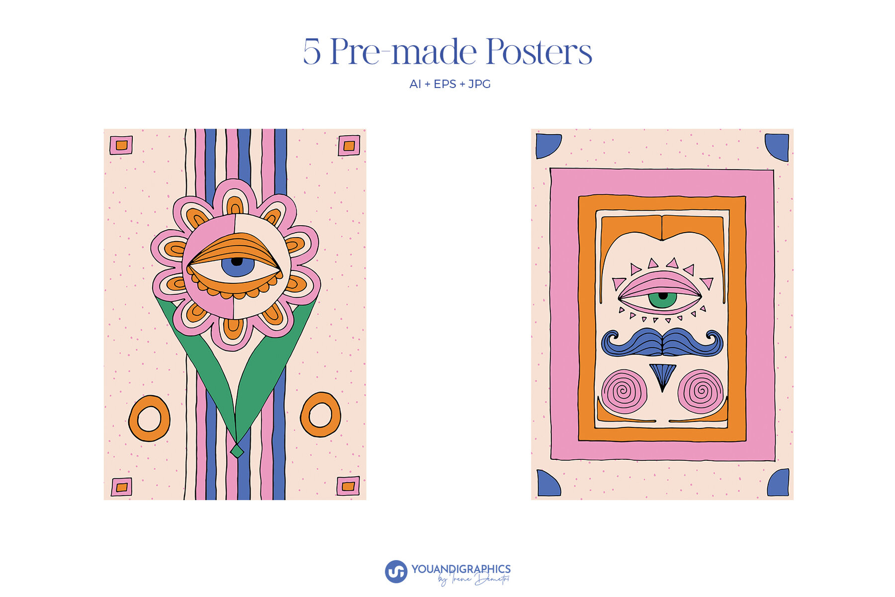 Evil Eyes Graphics Posters Patterns 9