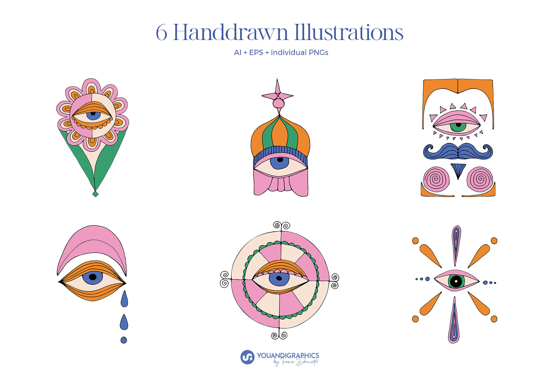 Evil Eyes Graphics Posters Patterns 13