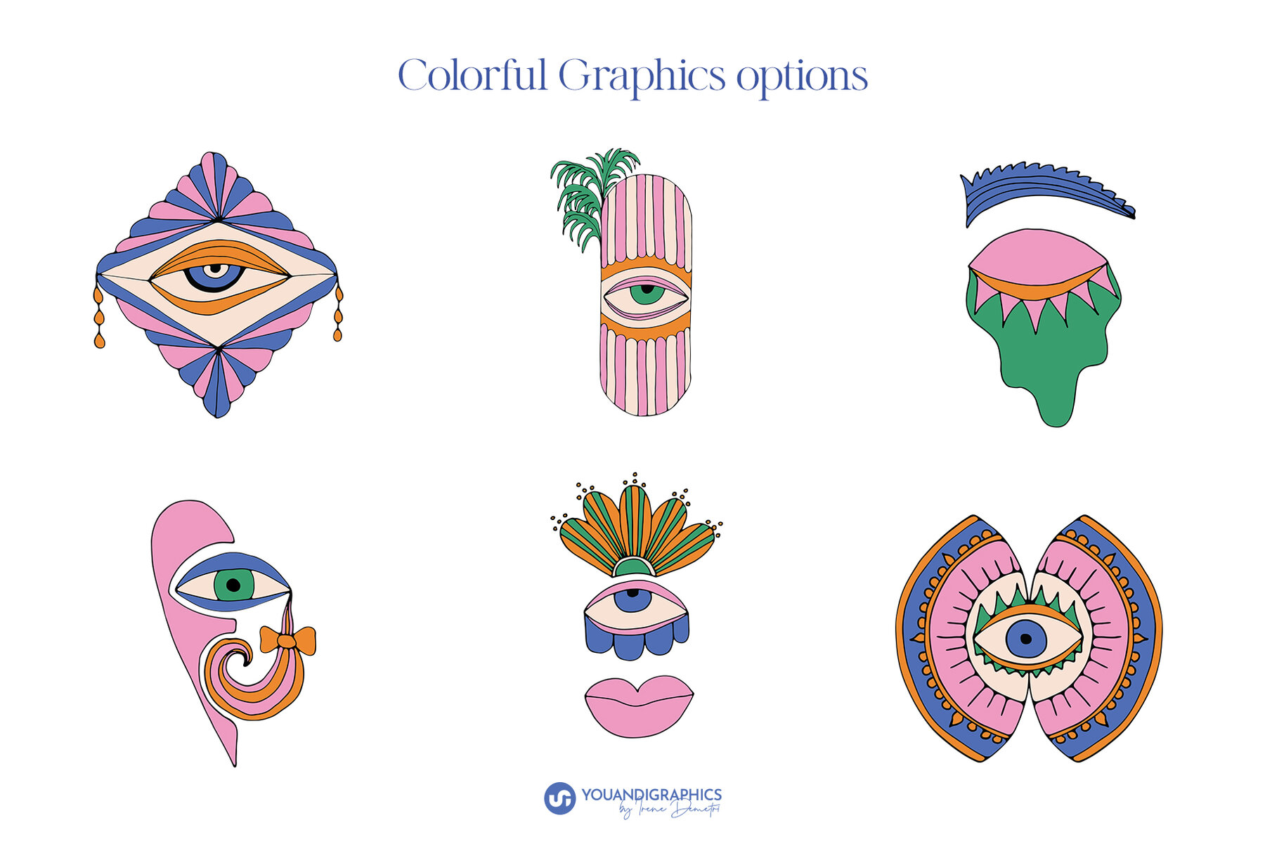 Evil Eyes Graphics Posters Patterns 14