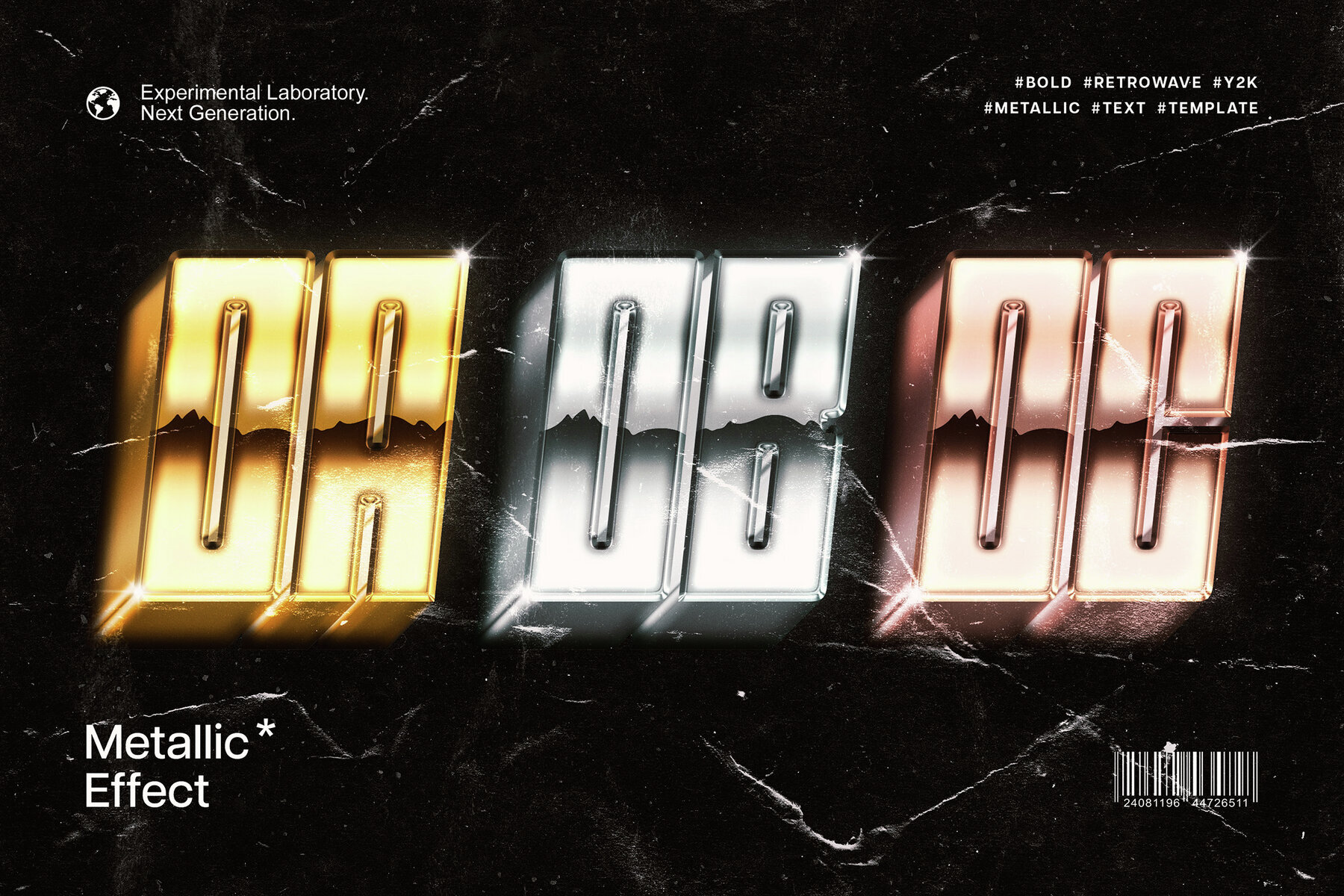 Bold 3D Retrowave Text Effects 1