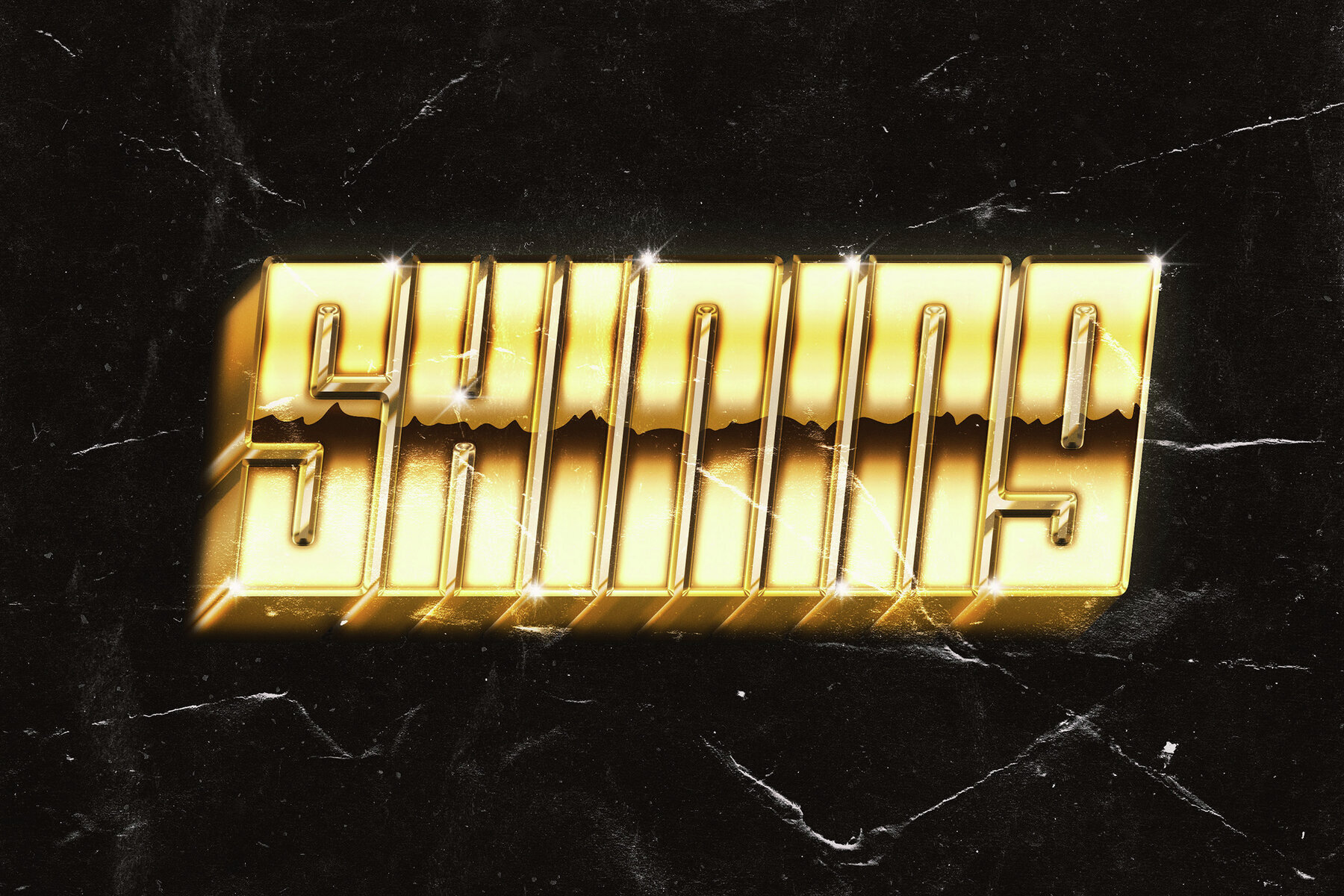 Bold 3D Retrowave Text Effects 2