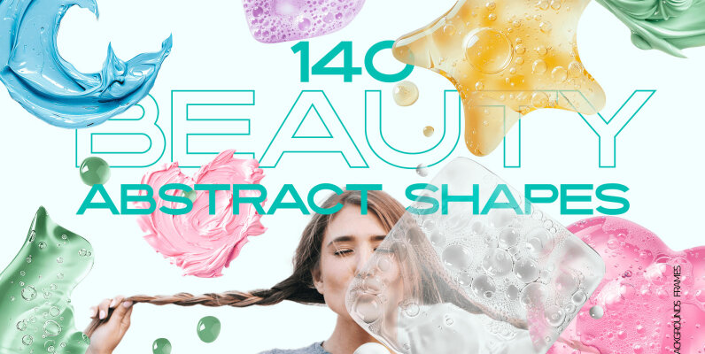 Beauty abstract shapes and backgrounds