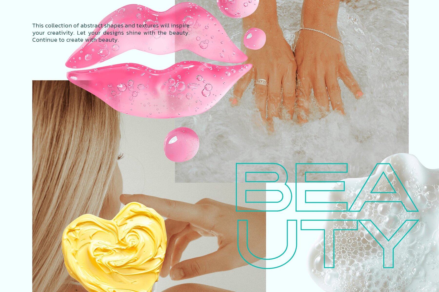 Beauty abstract shapes and backgrounds 4