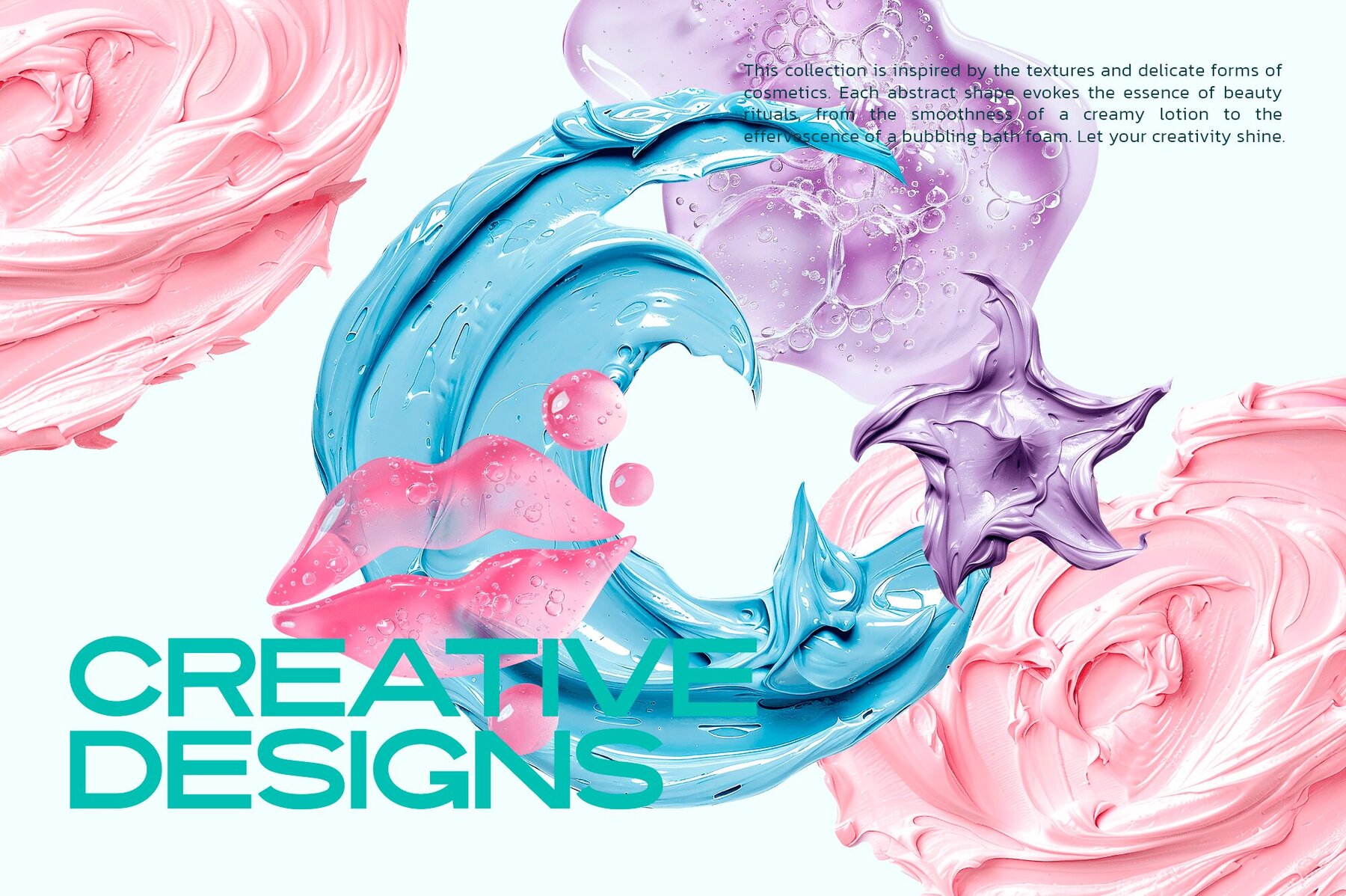 Beauty abstract shapes and backgrounds 5