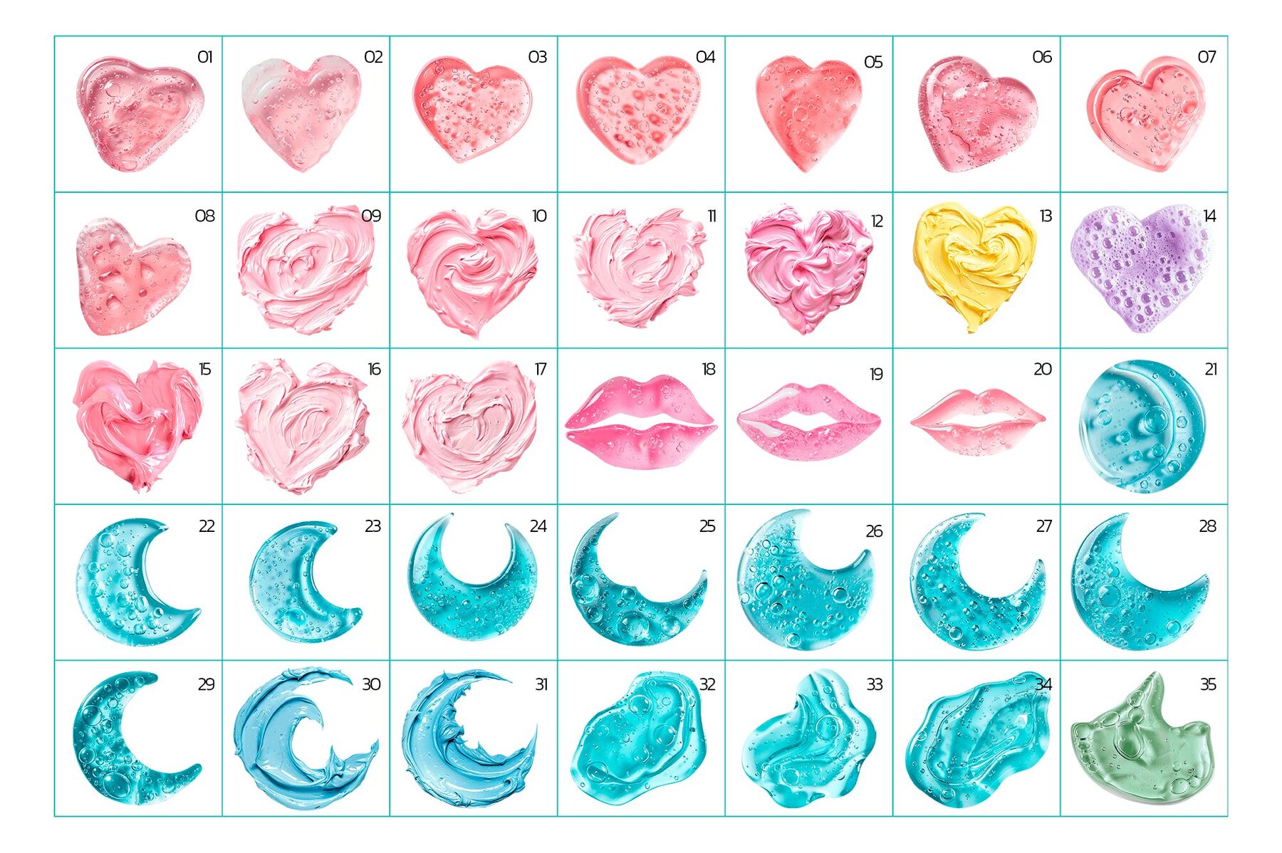 Beauty abstract shapes and backgrounds 7