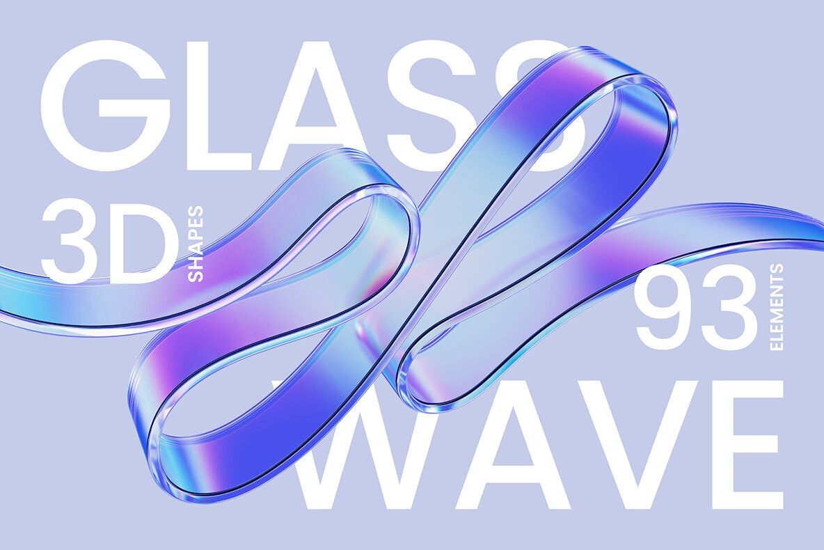 3D Glass Waves 1