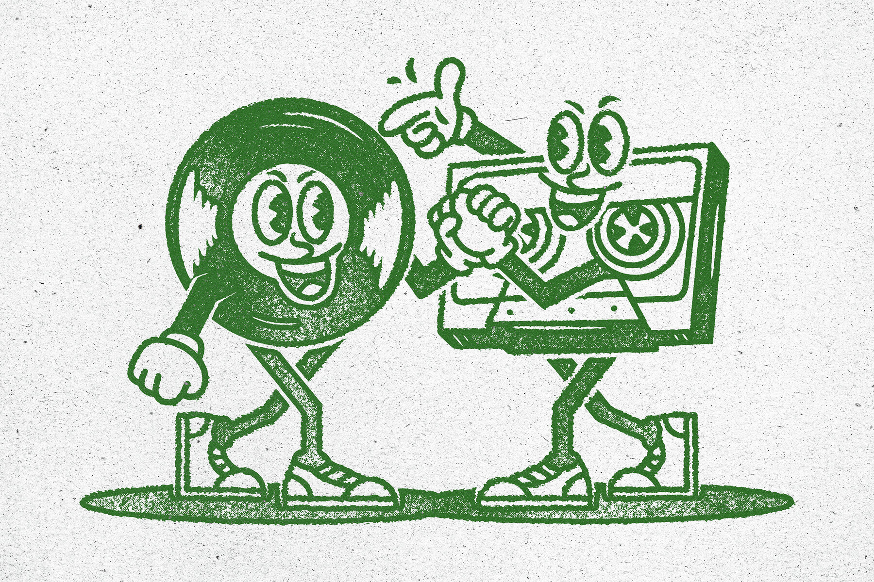 Grunge Ink Stamp Text and Logo Effect 2