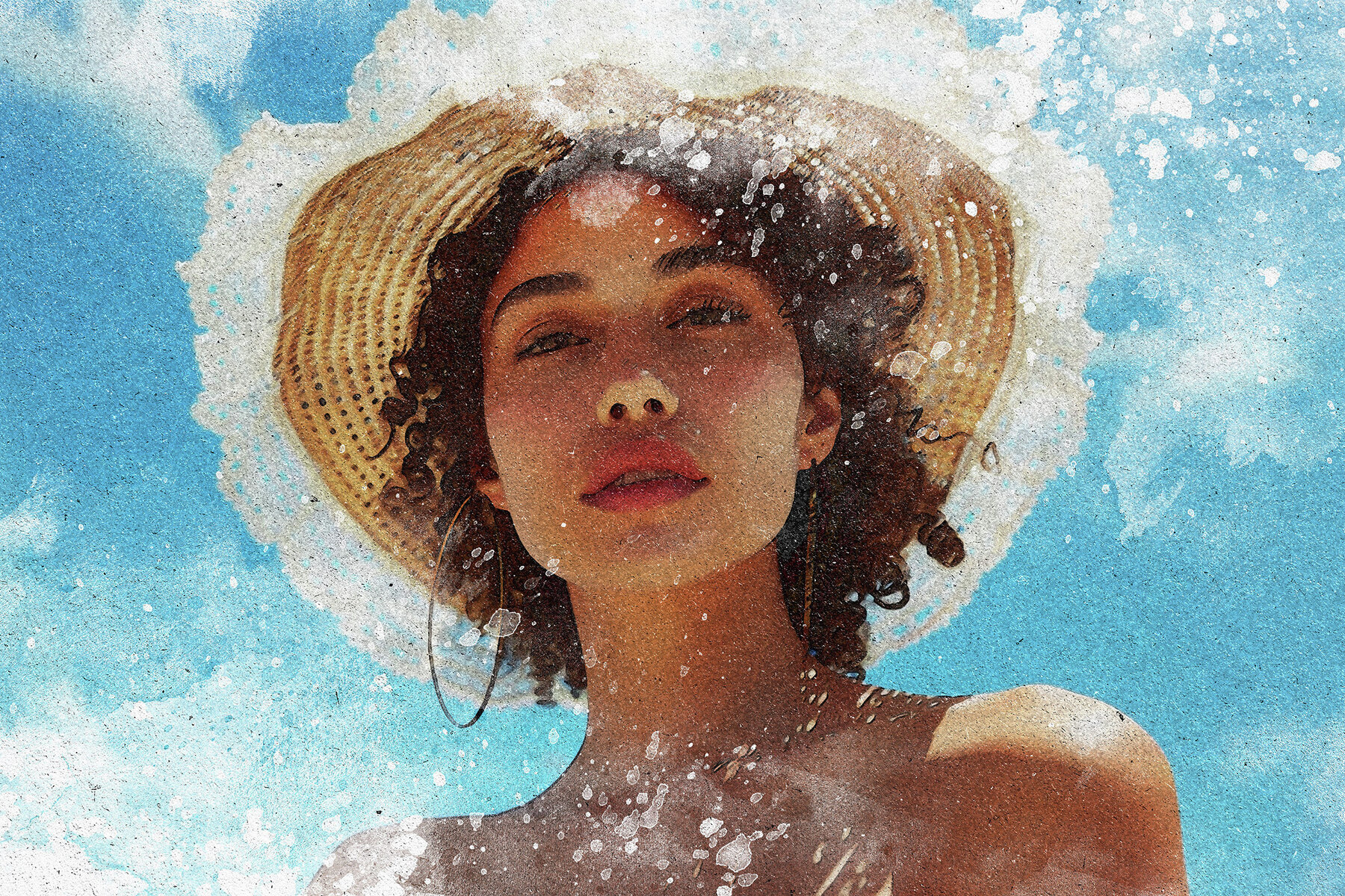 Watercolor Painting Photo Effect 3